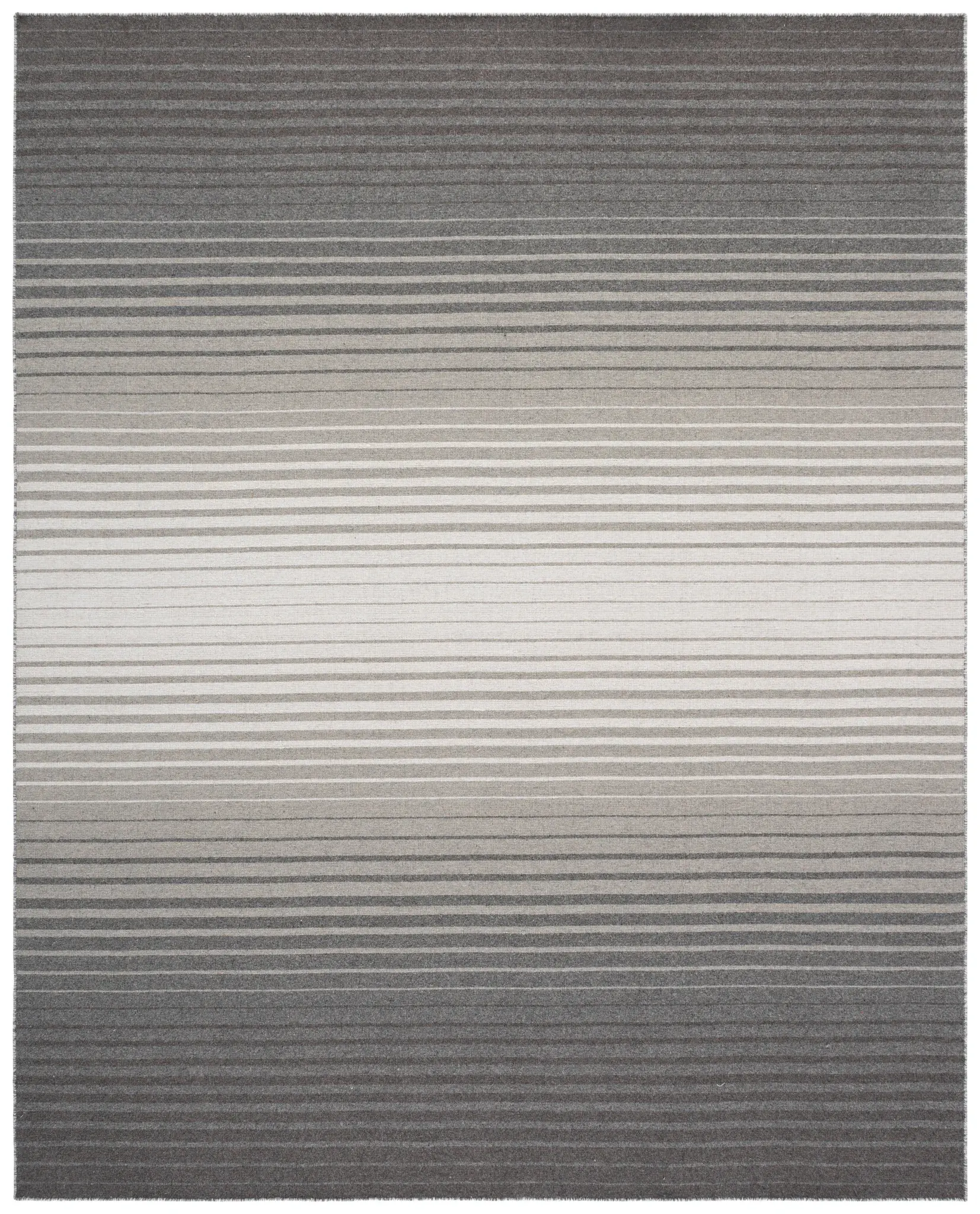Striped Kilim Modern Ombre Wool Rug