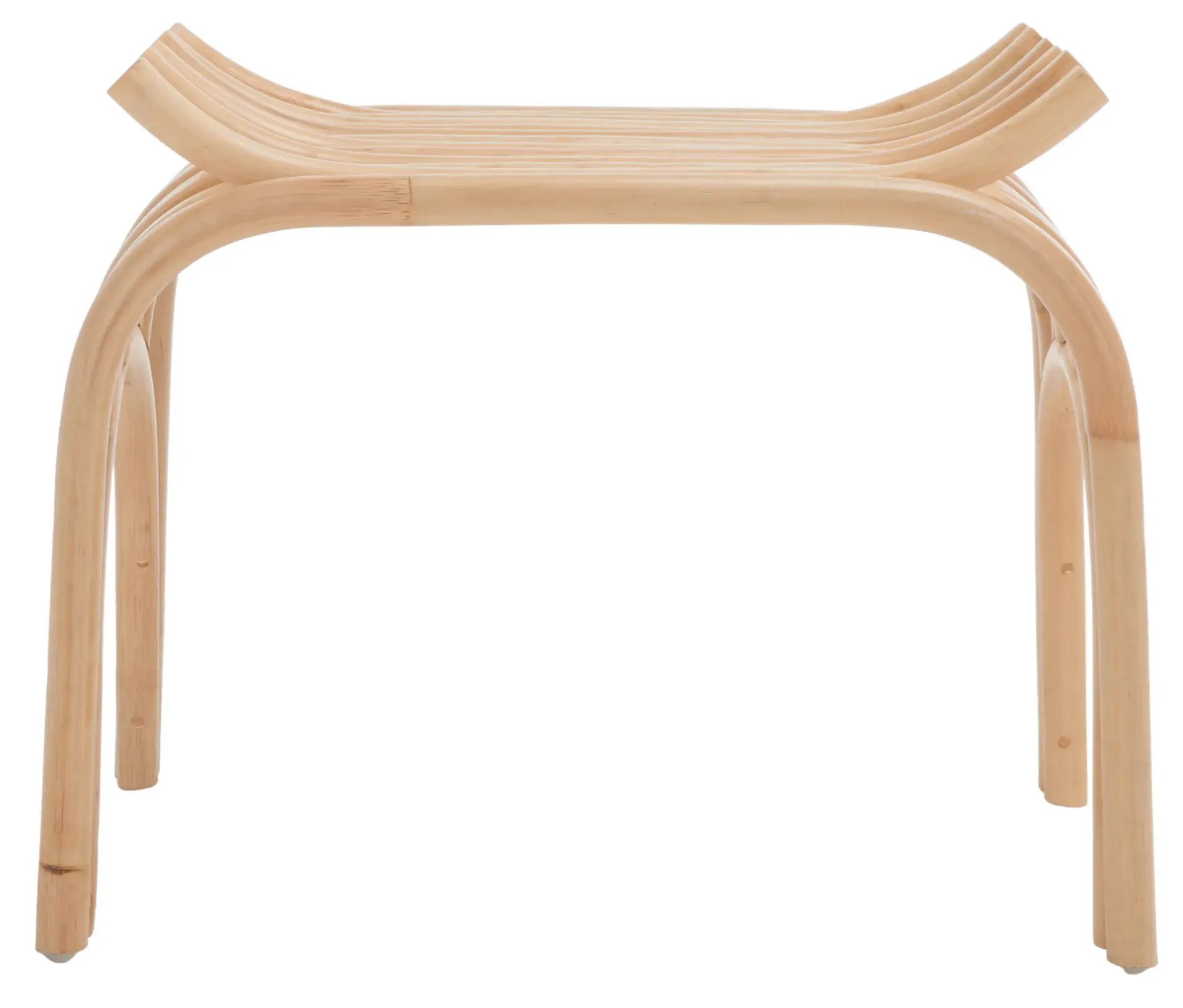 Strix Curved Rattan Stool