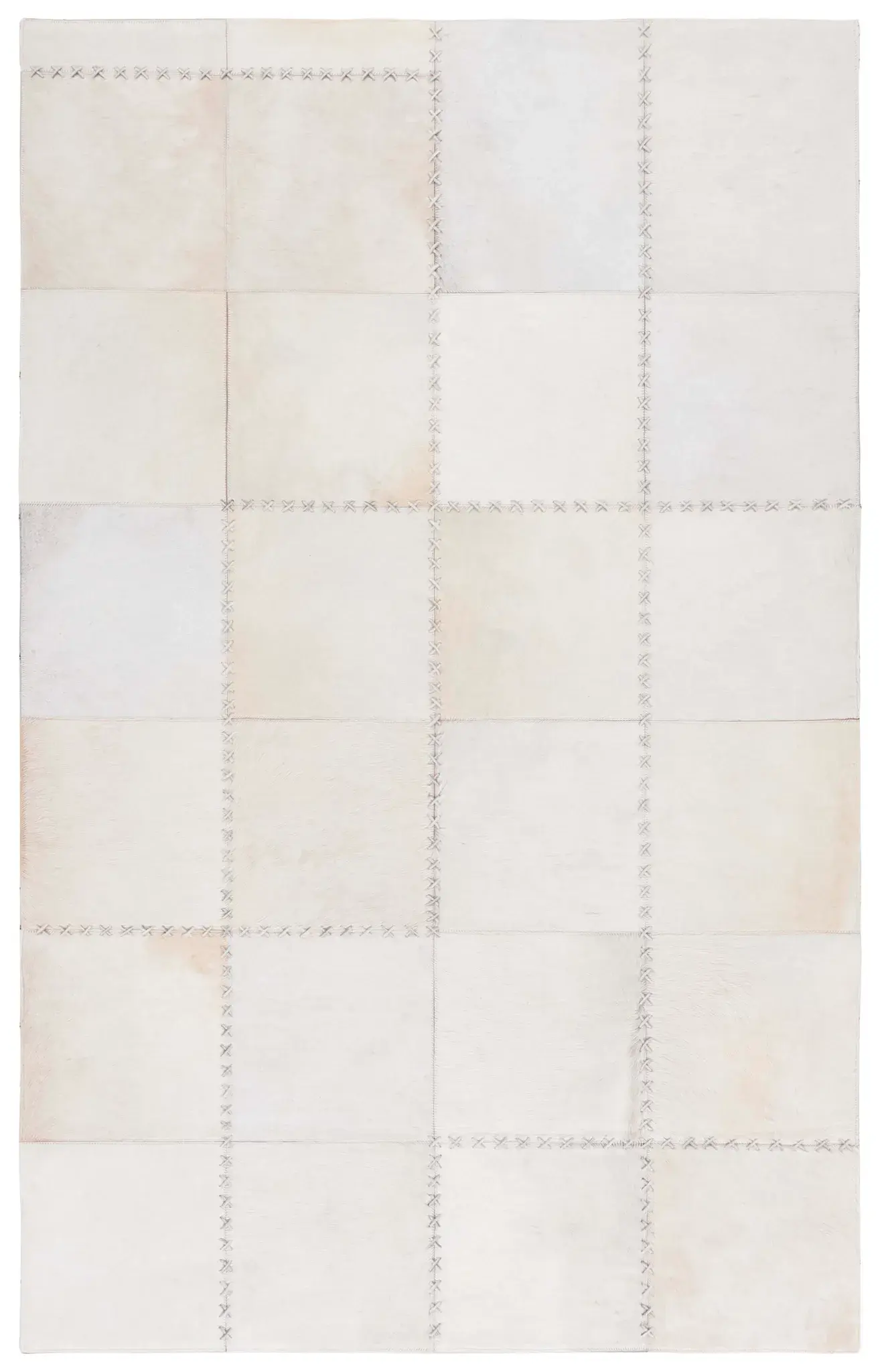 Studio Leather Rustic Geometric Hand-Woven Rug
