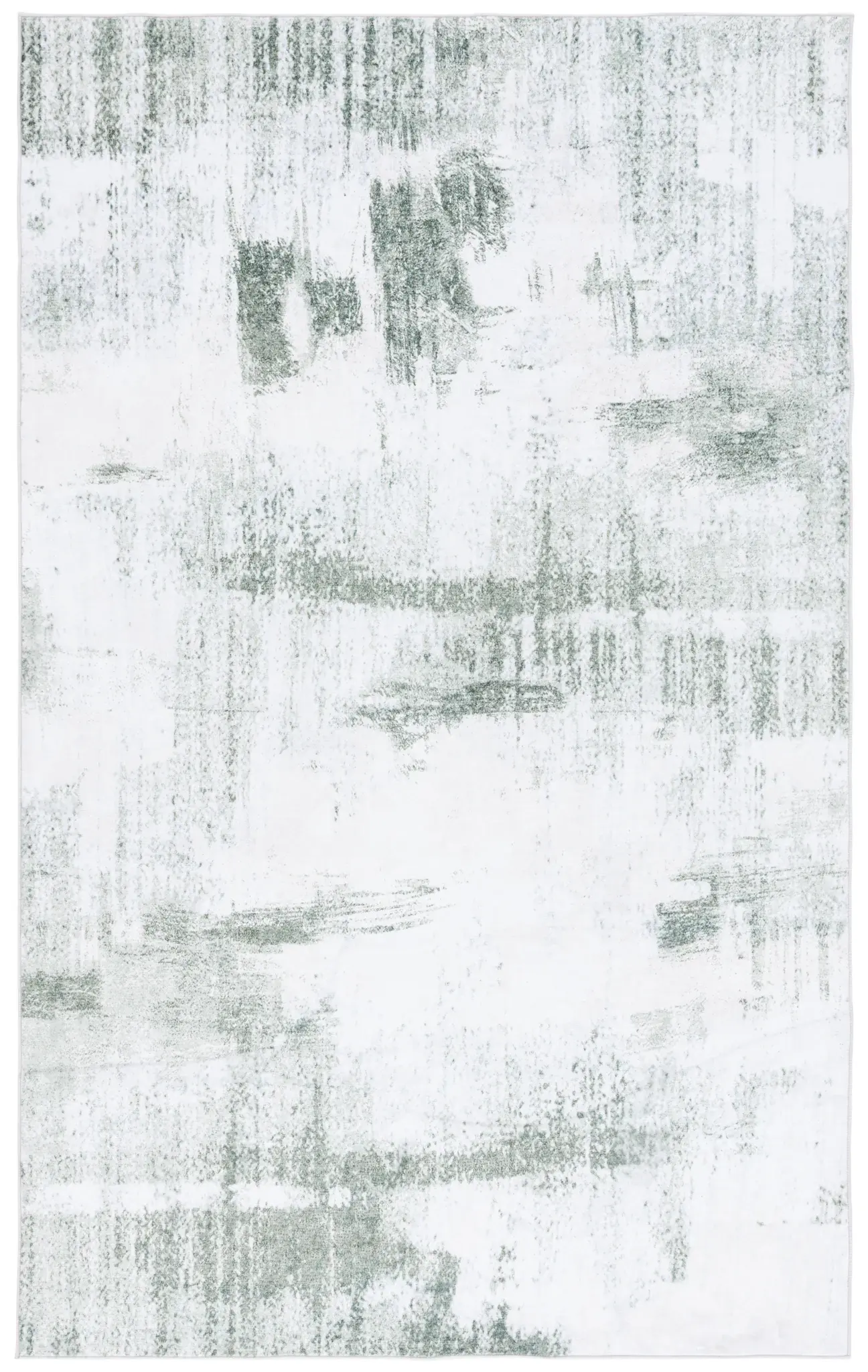 Santa Monica Abstract Crosshatch Washable Rug