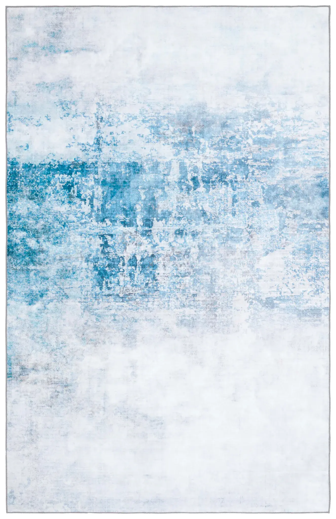 Santa Monica Abstract Waterfall Washable Rug