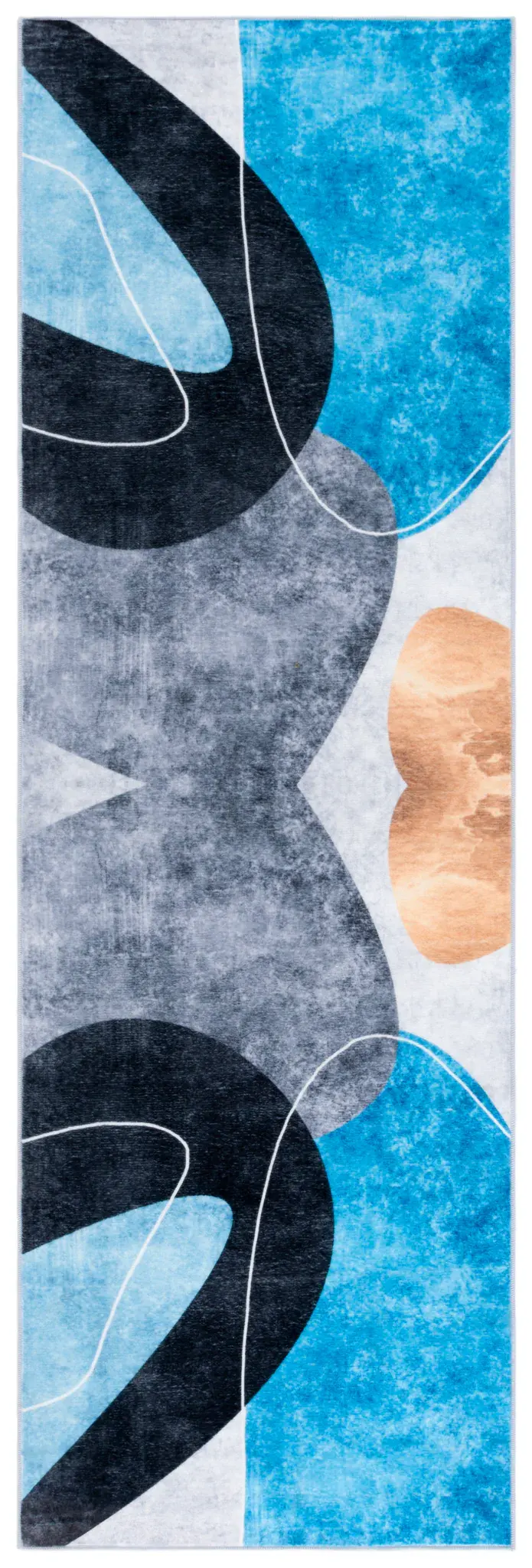 Santa Monica Abstract Shapes Washable Rug
