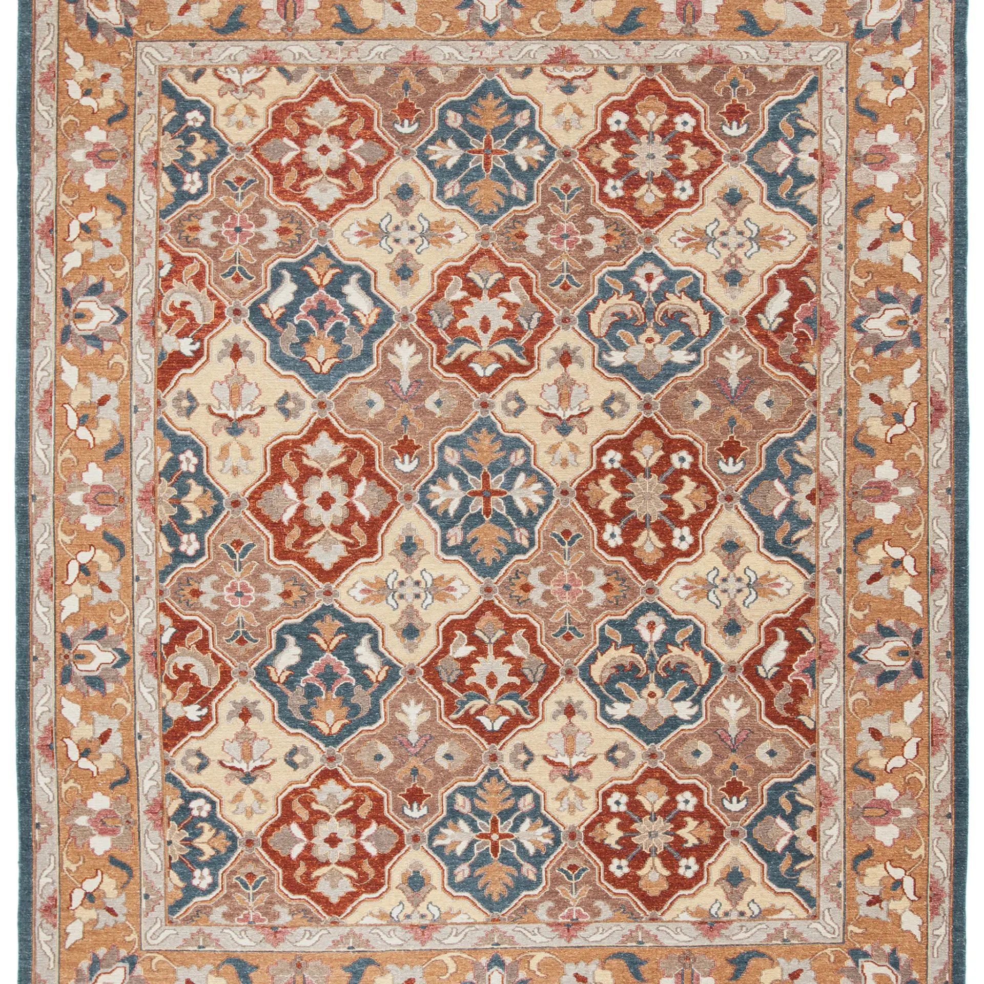 Sumak Interlocking Tile Wool Rug