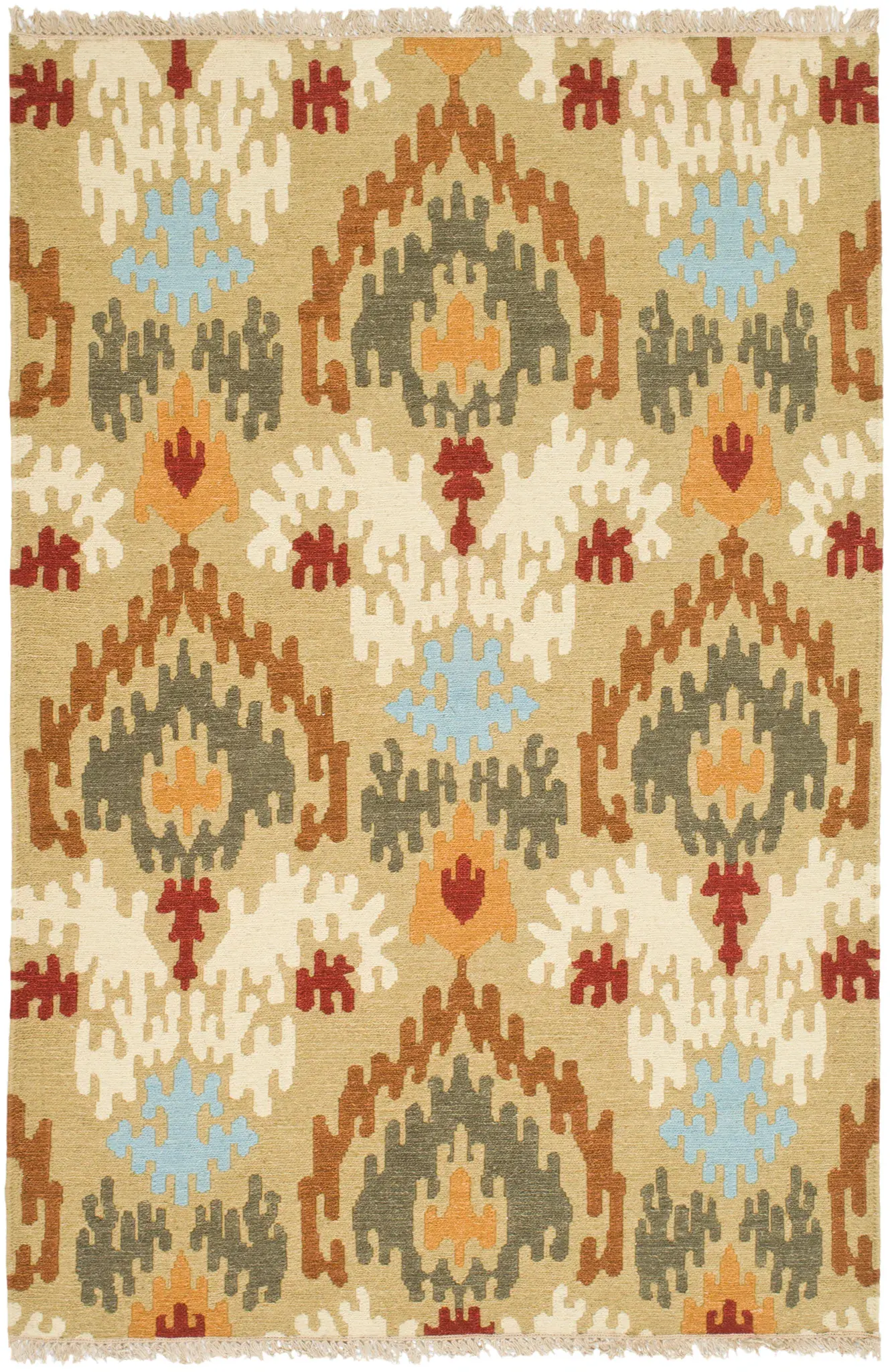 Sumak Ikat Wool Rug