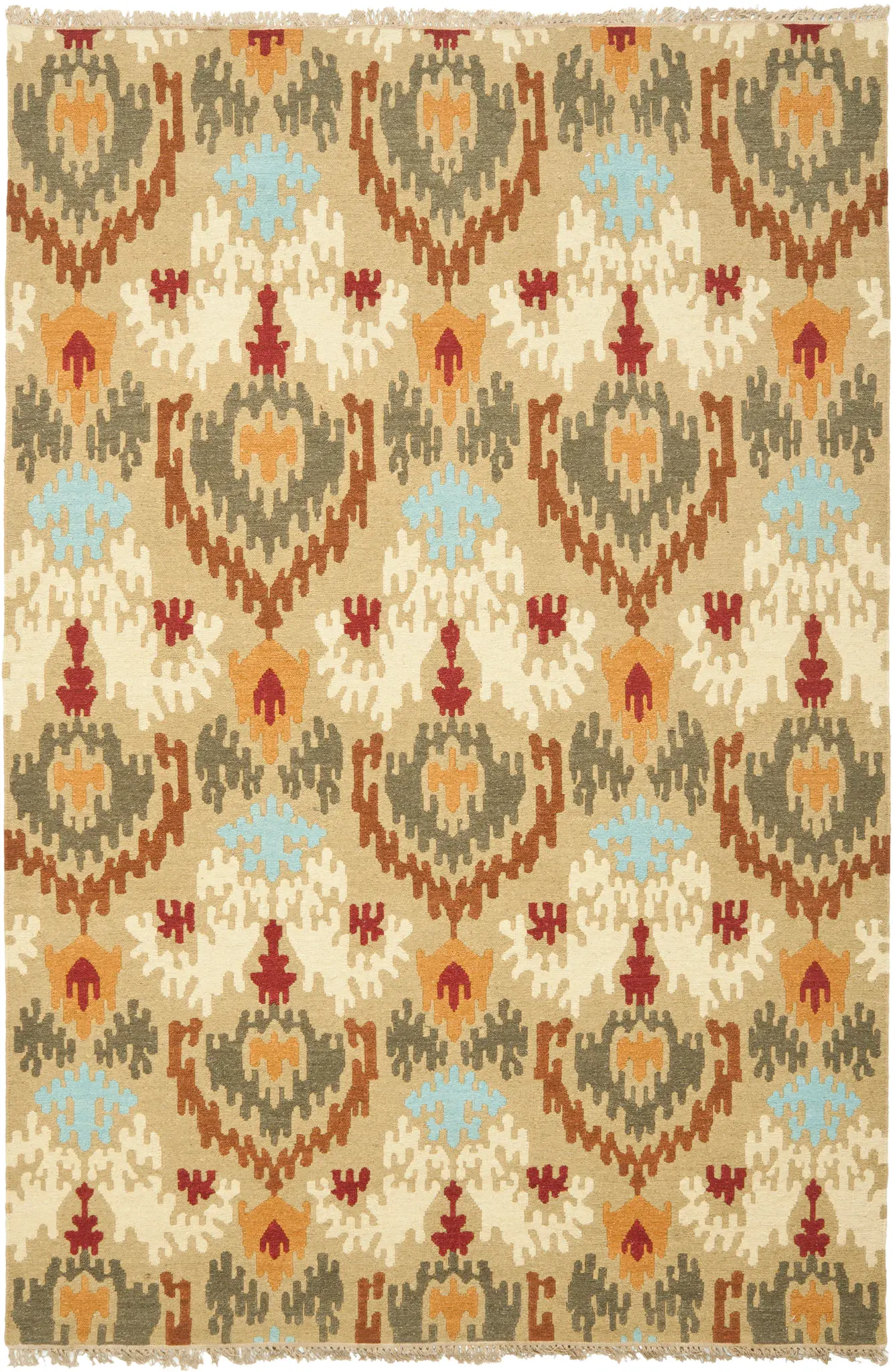 Sumak Ikat Wool Rug