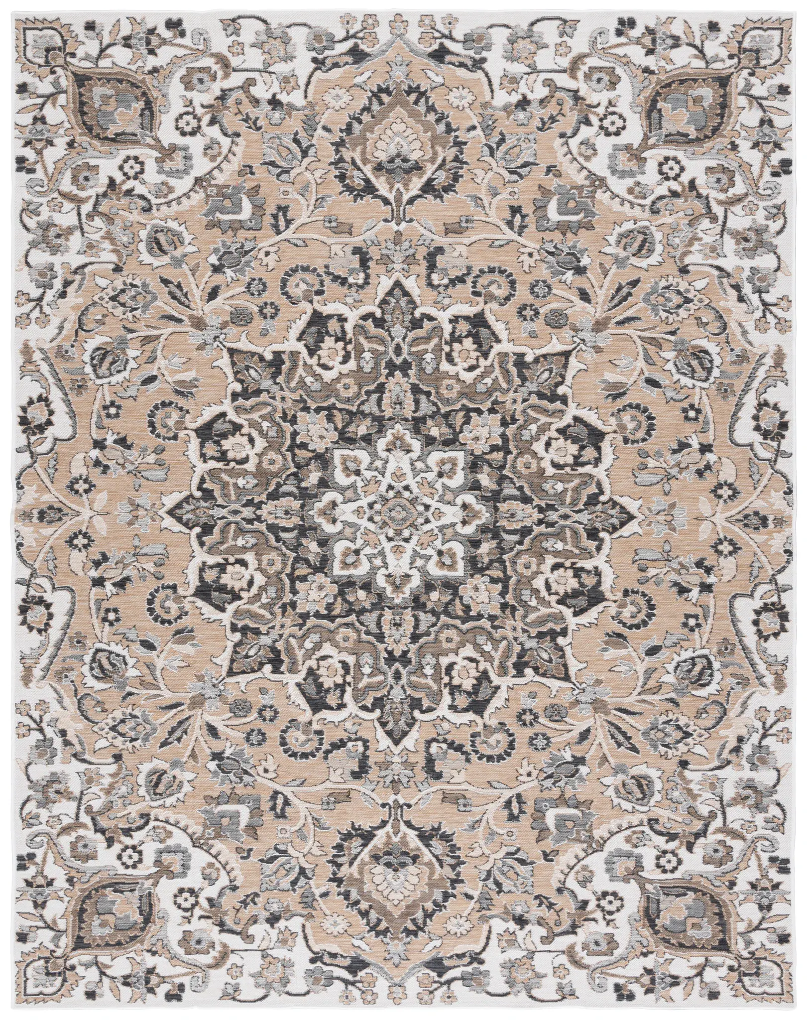 Sunrise Traditional Medallion Outdoor Rug