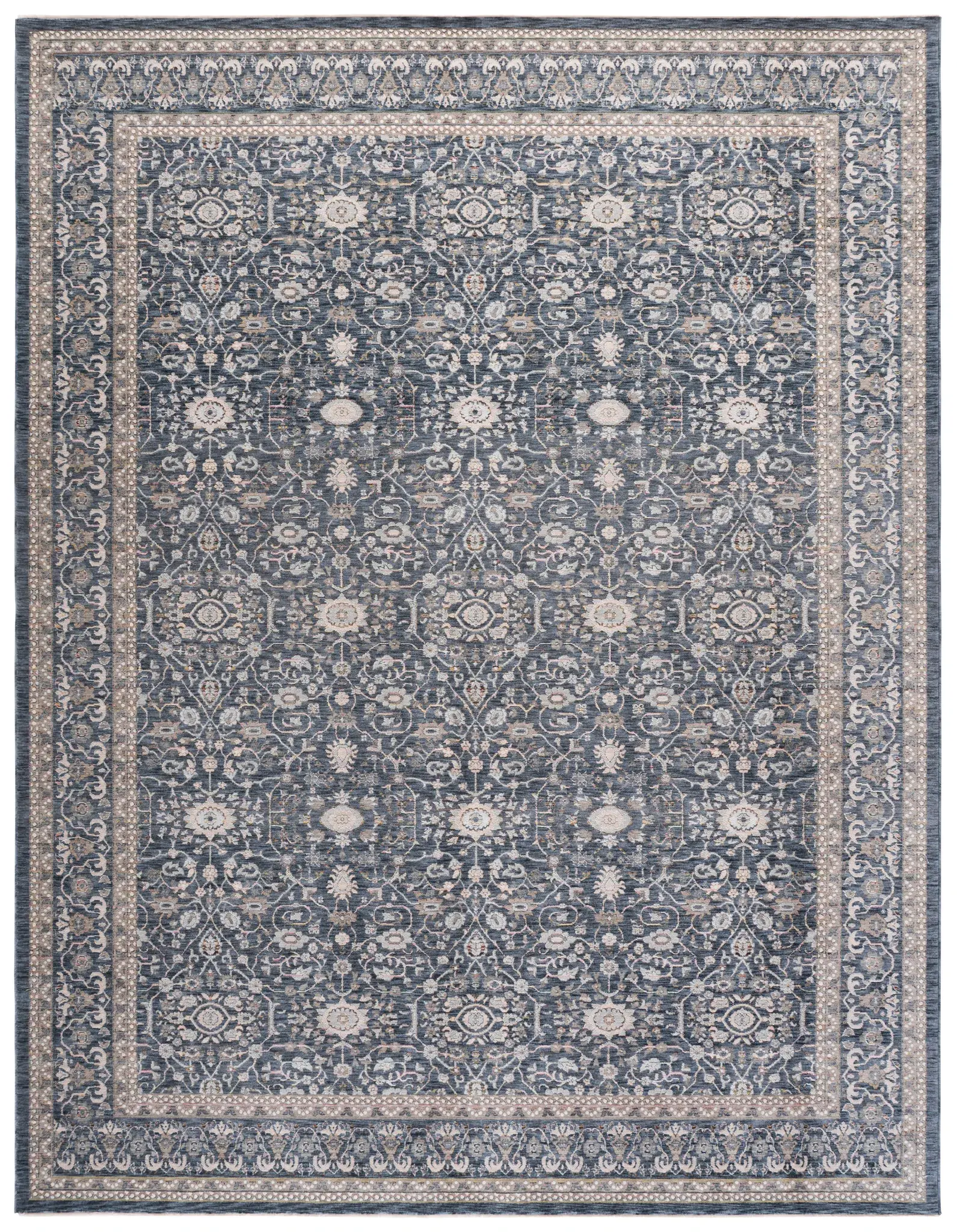 Sutton Bordered Floral Rug