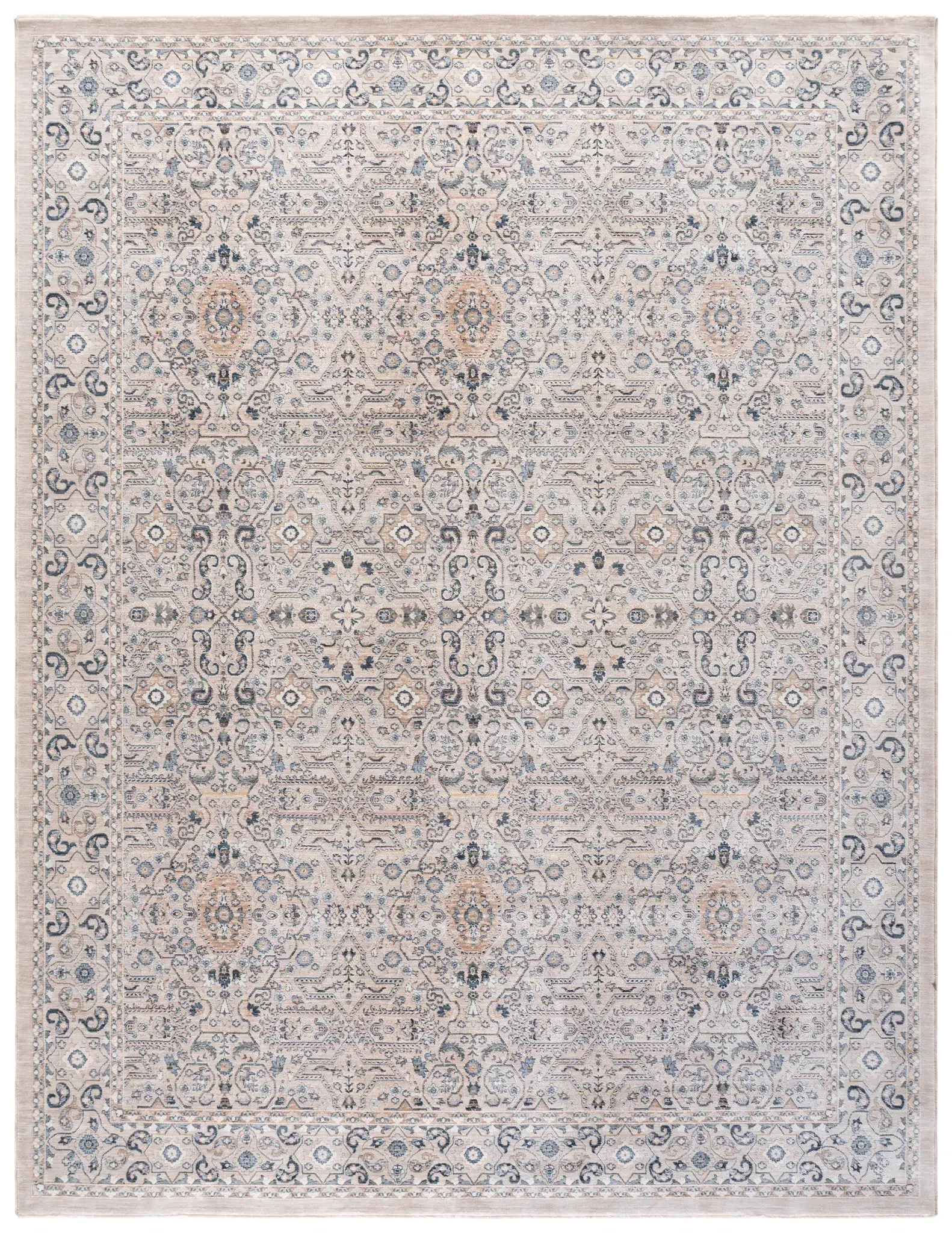 Sutton Floral Bordered Rug