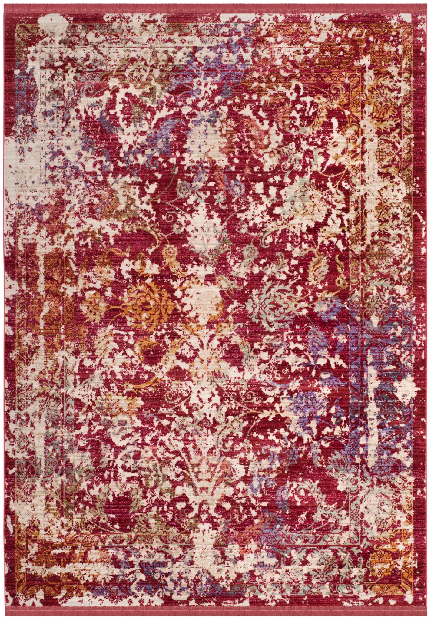 Sutton Distressed Medallion Rug