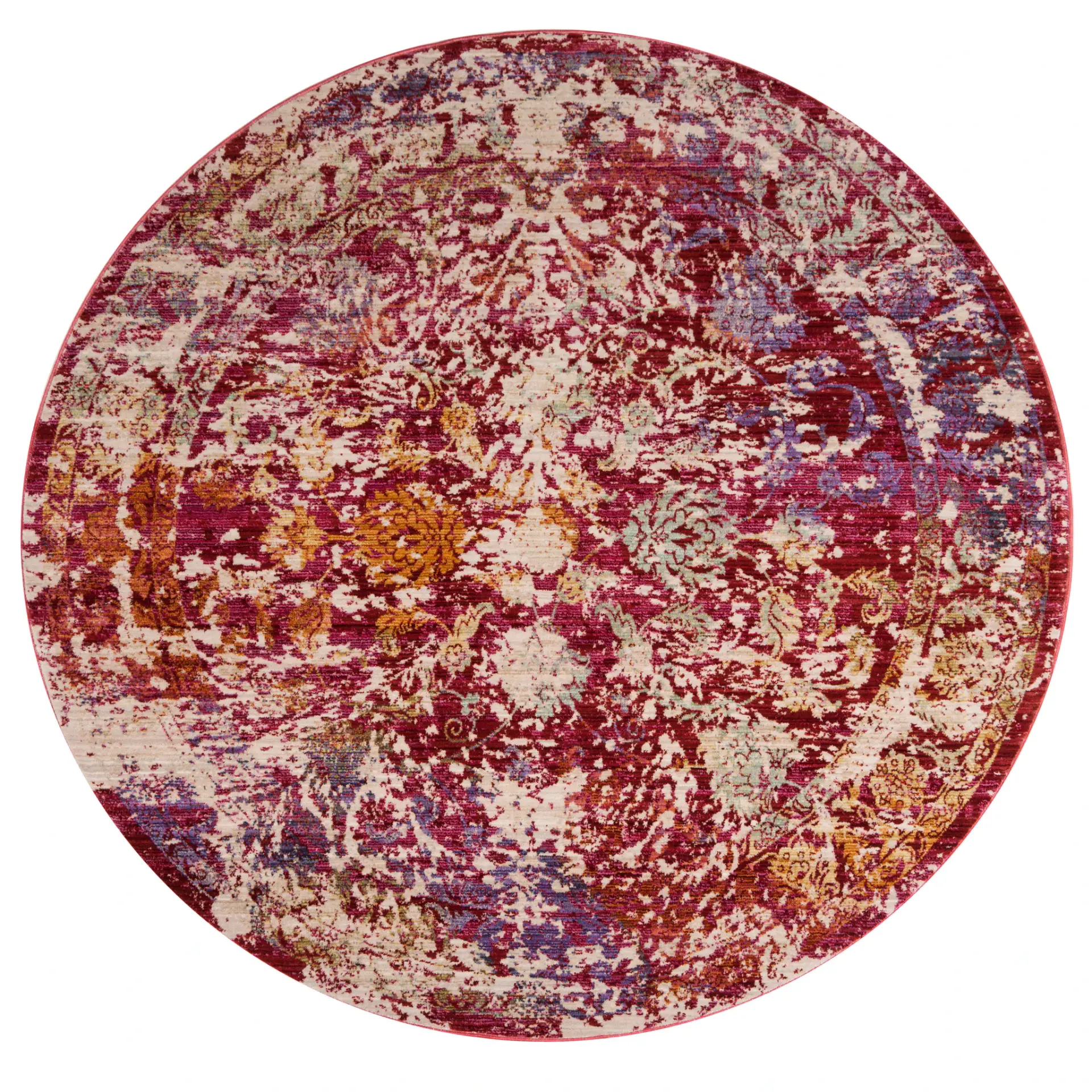 Sutton Distressed Medallion Rug