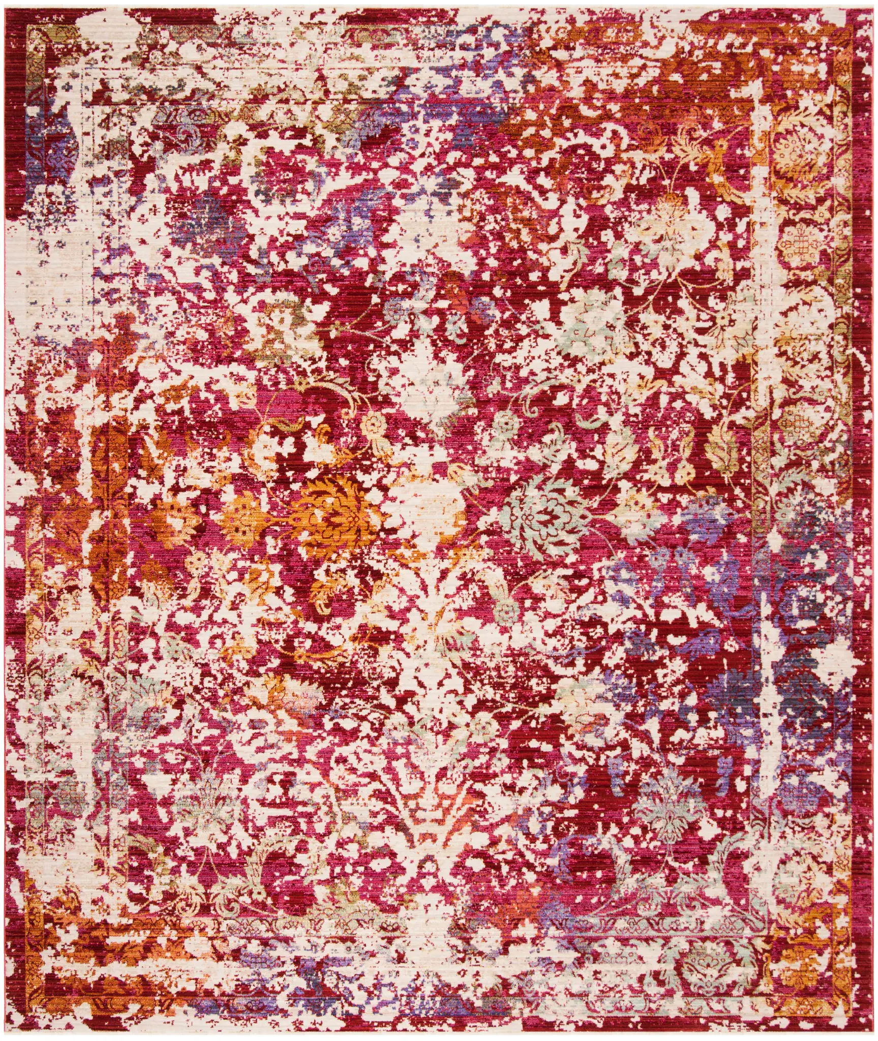 Sutton Distressed Medallion Rug