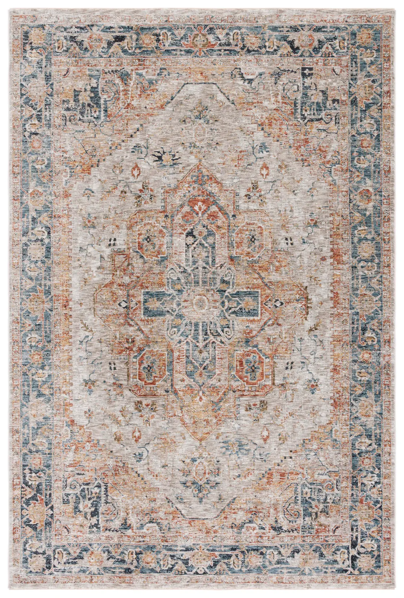 Silverado Medallion Border Rug