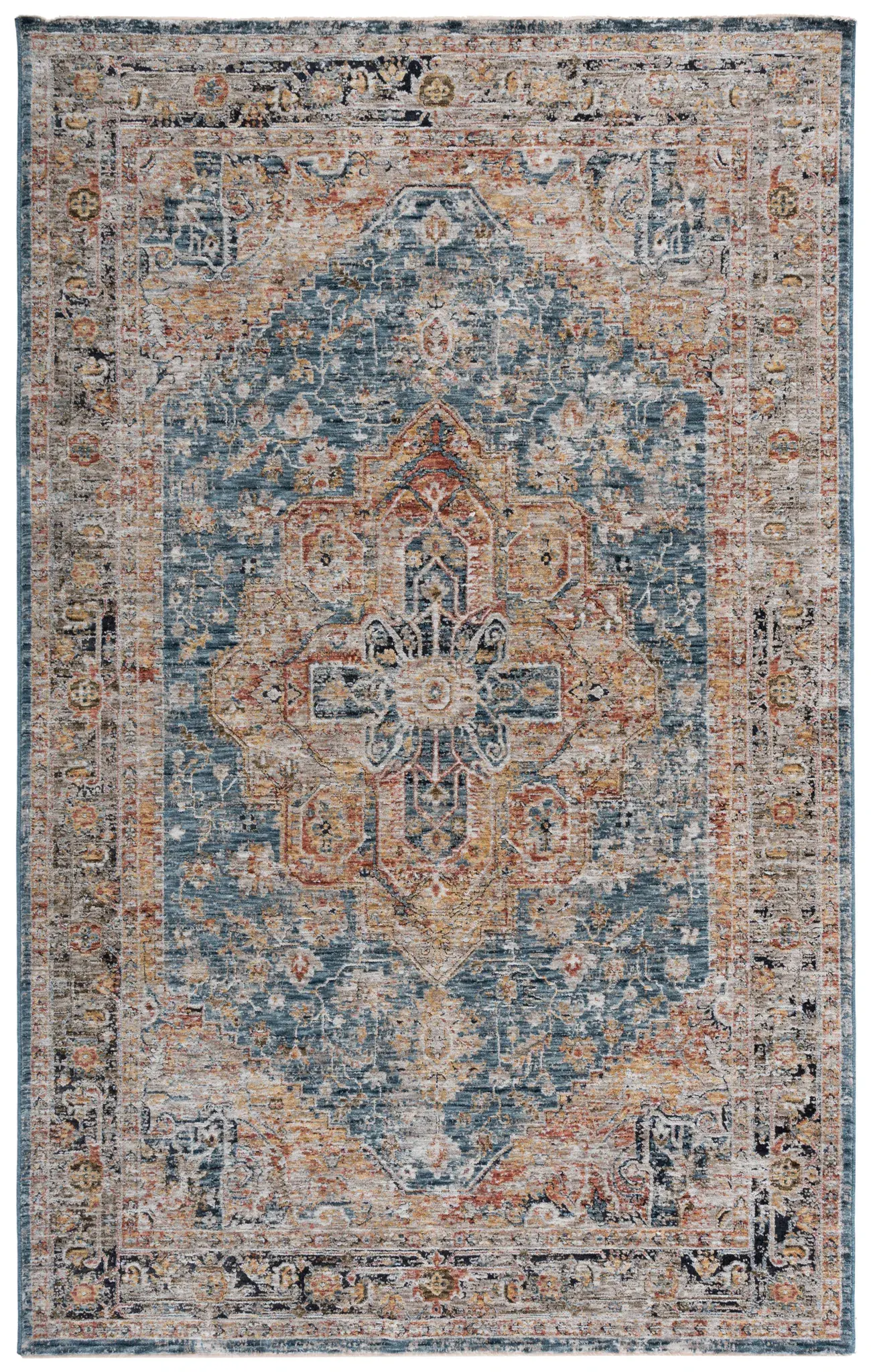 Silverado Medallion Border Rug