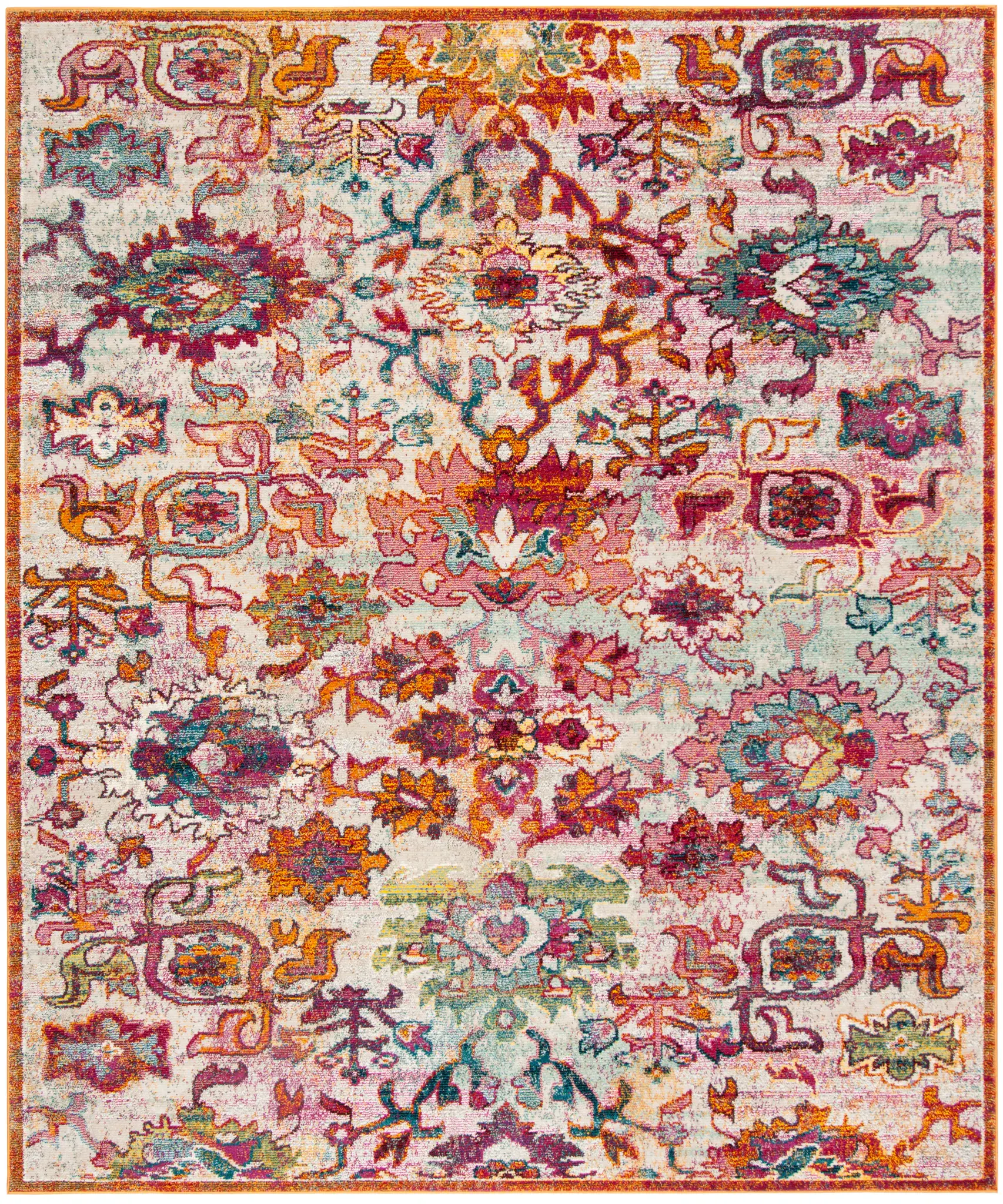 Savannah Distressed Floral Rug
