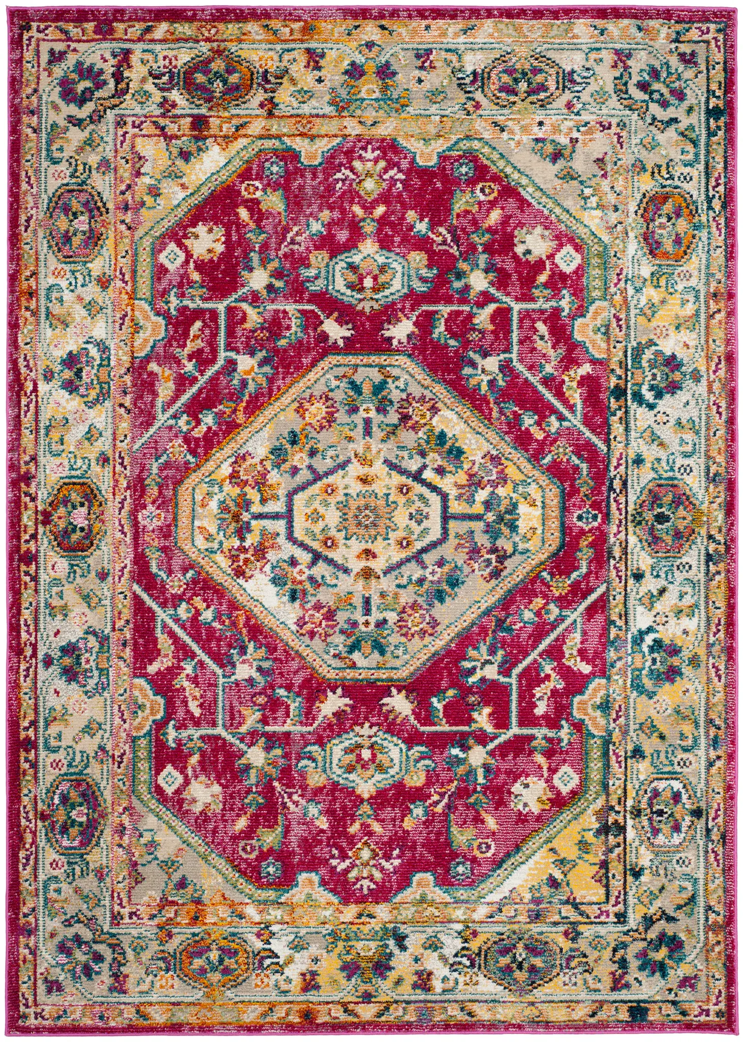 Savannah Medallion Border Rug