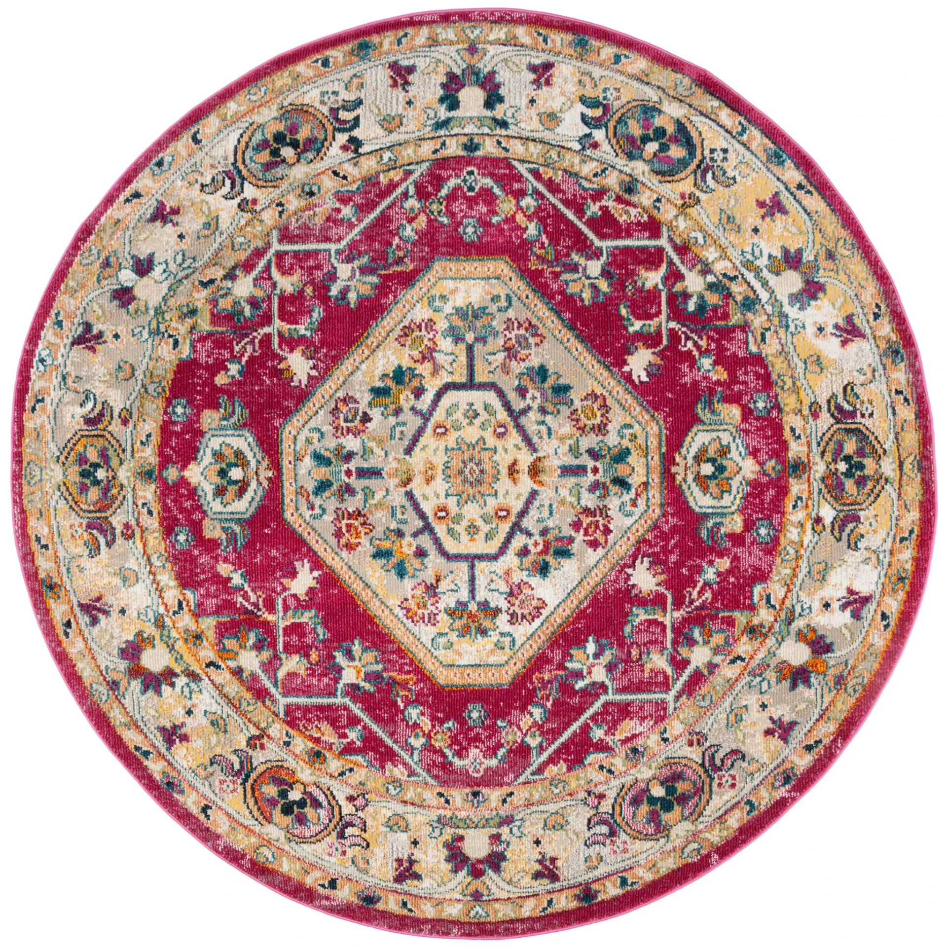 Savannah Medallion Border Rug