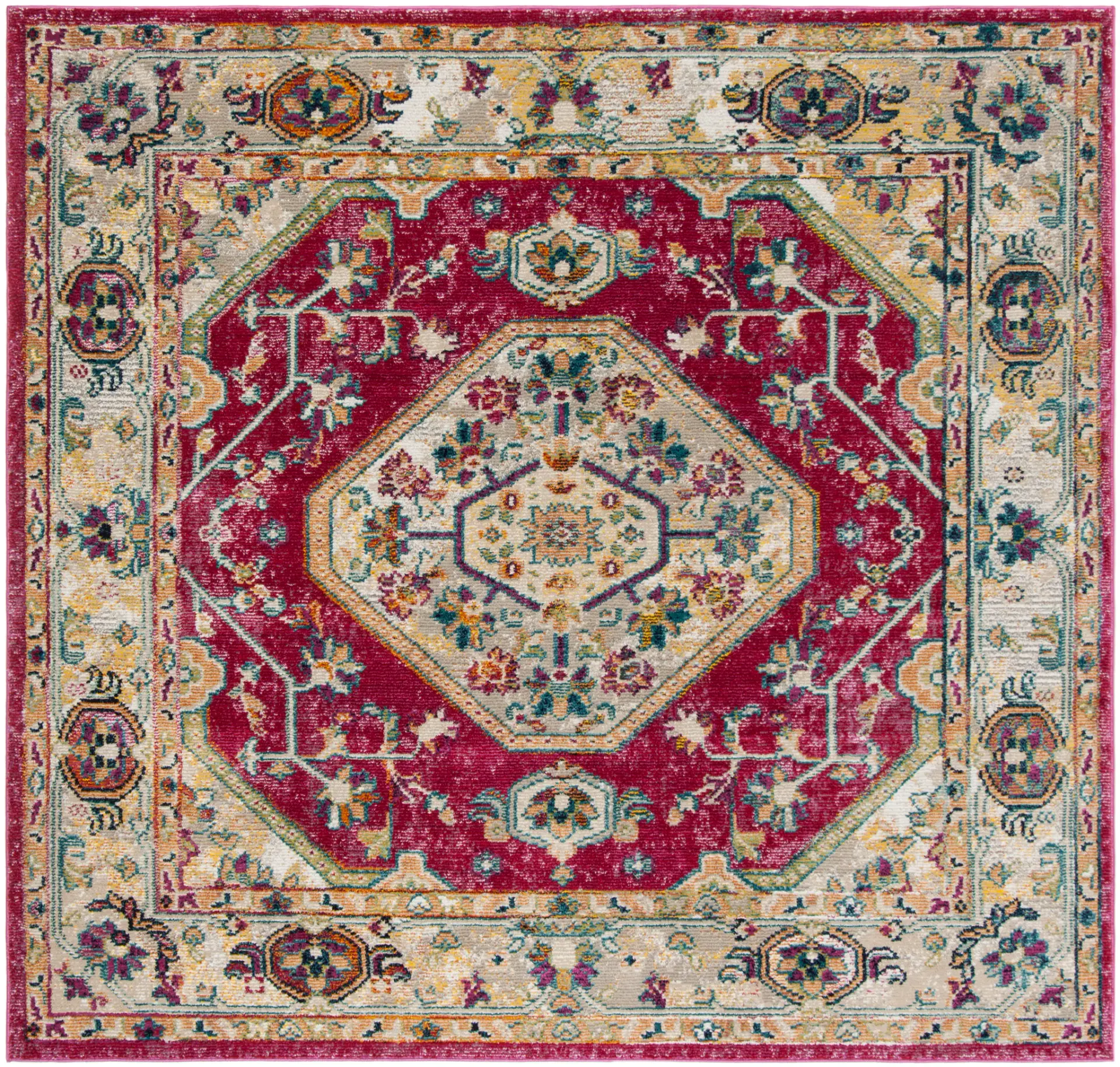Savannah Medallion Border Rug