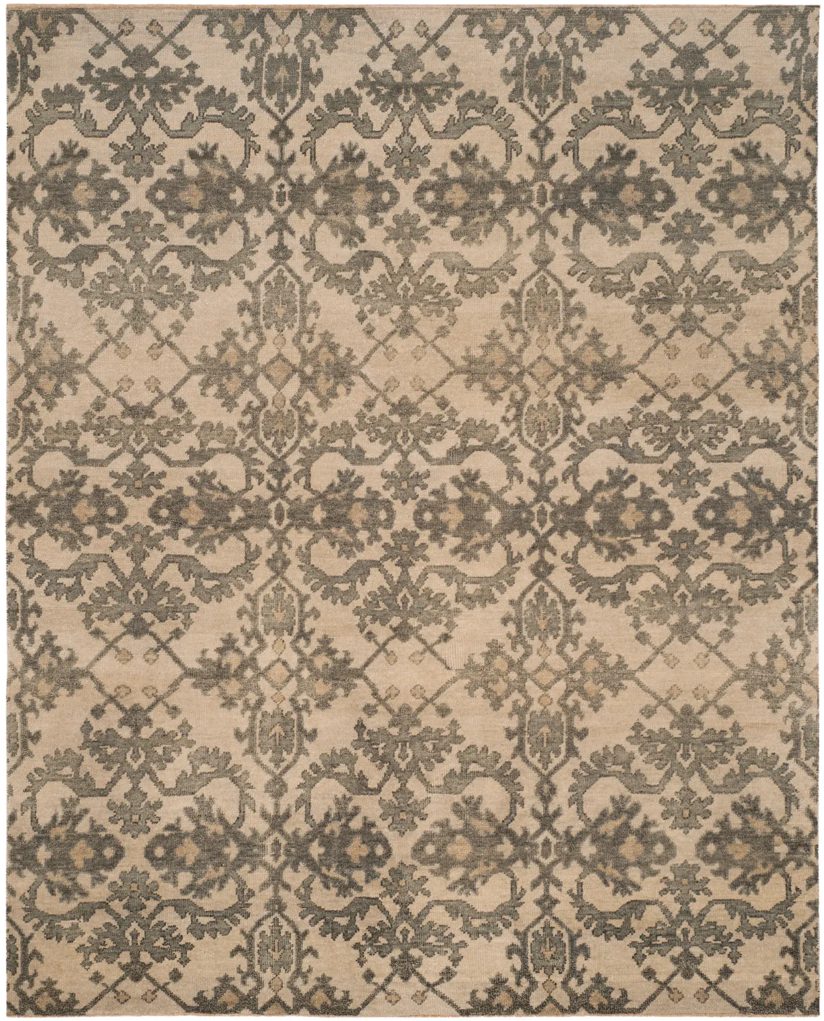 Sivas Botanical Trellis Hand-Knotted Wool Rug