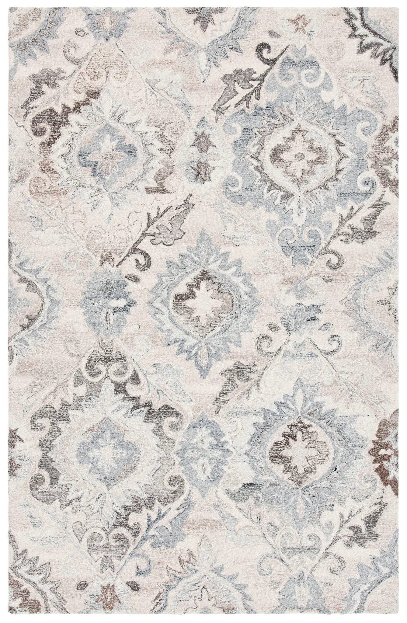 Suzani Medallion Hand-Tufted Wool Rug