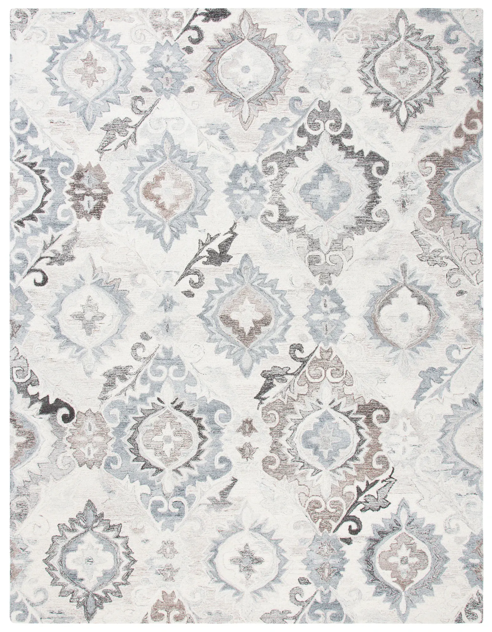 Suzani Medallion Hand-Tufted Wool Rug