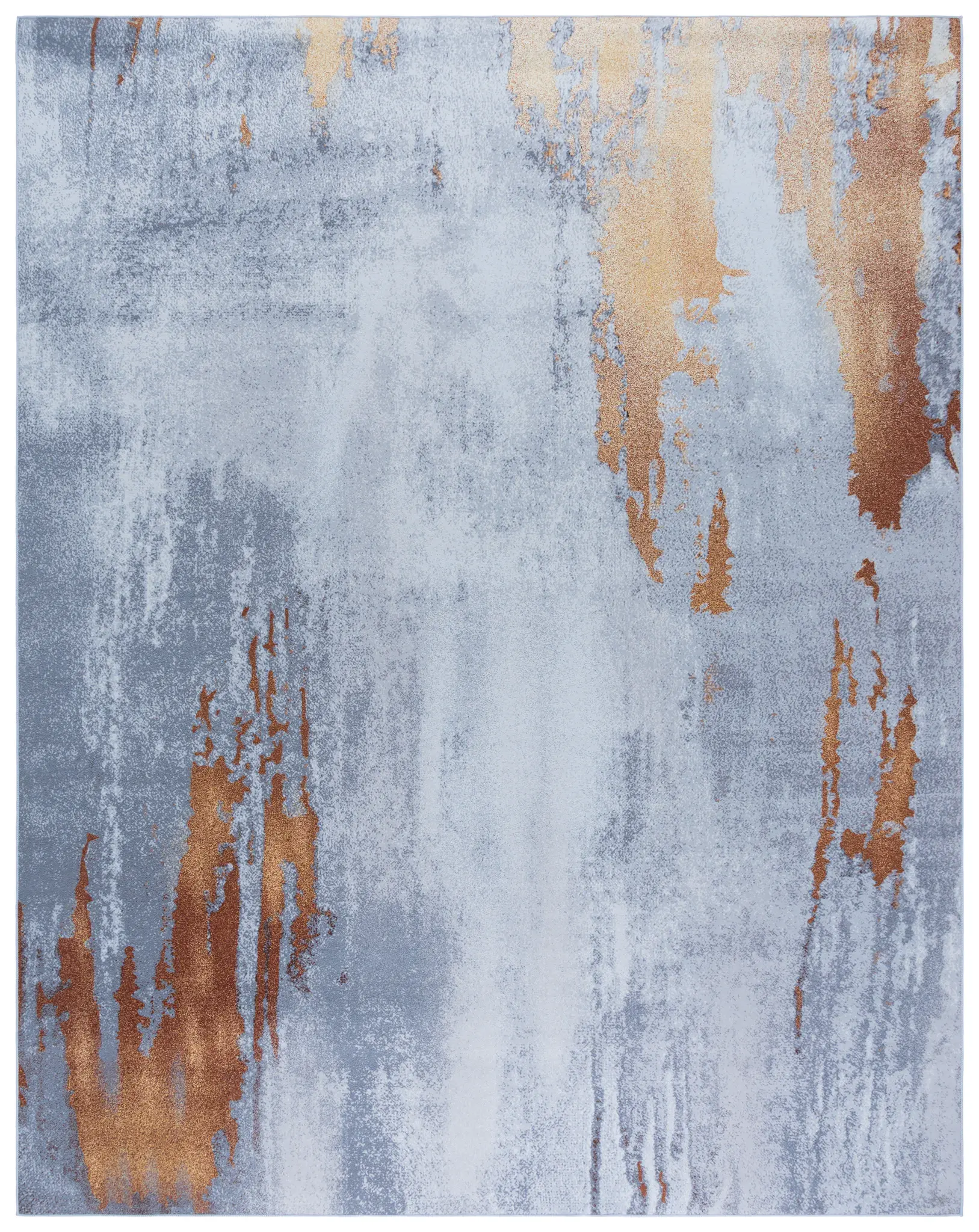 Tacoma Abstract Brushstroke Washable Rug