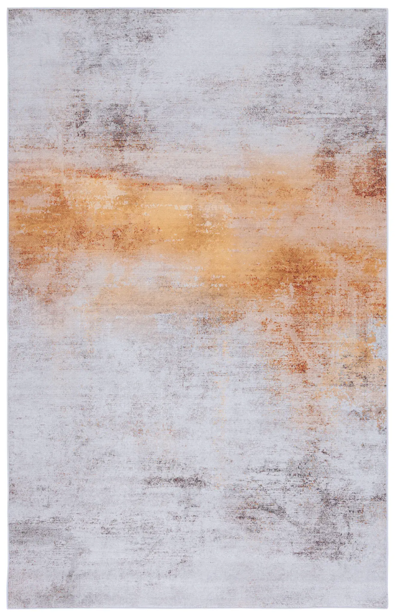 Tacoma Banded Abstract Washable Rug