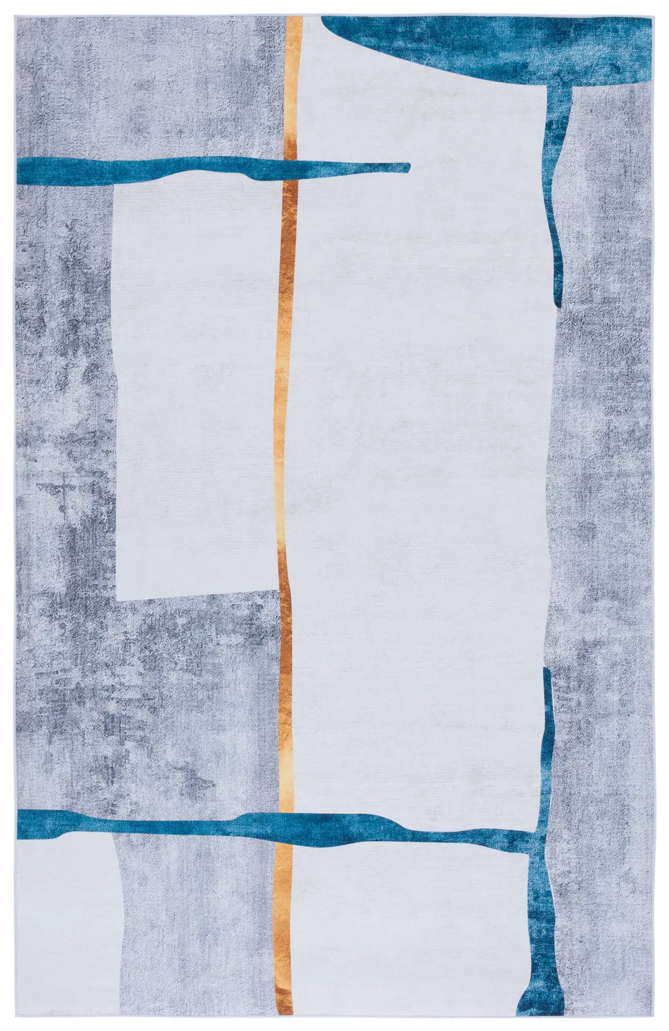 Tacoma Abstract Block Washable Rug
