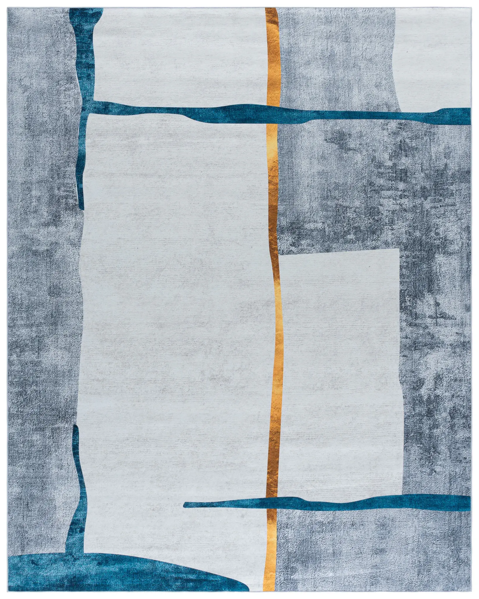 Tacoma Abstract Block Washable Rug