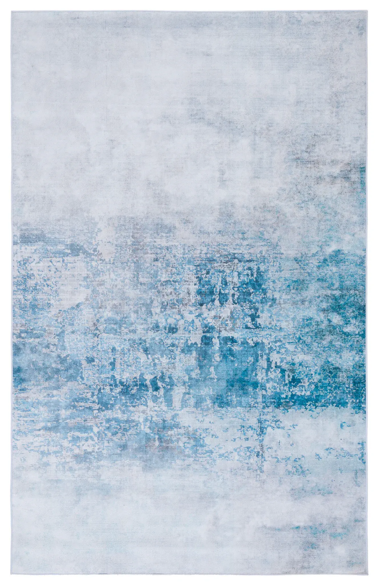 Tacoma Distressed Abstract Washable Rug