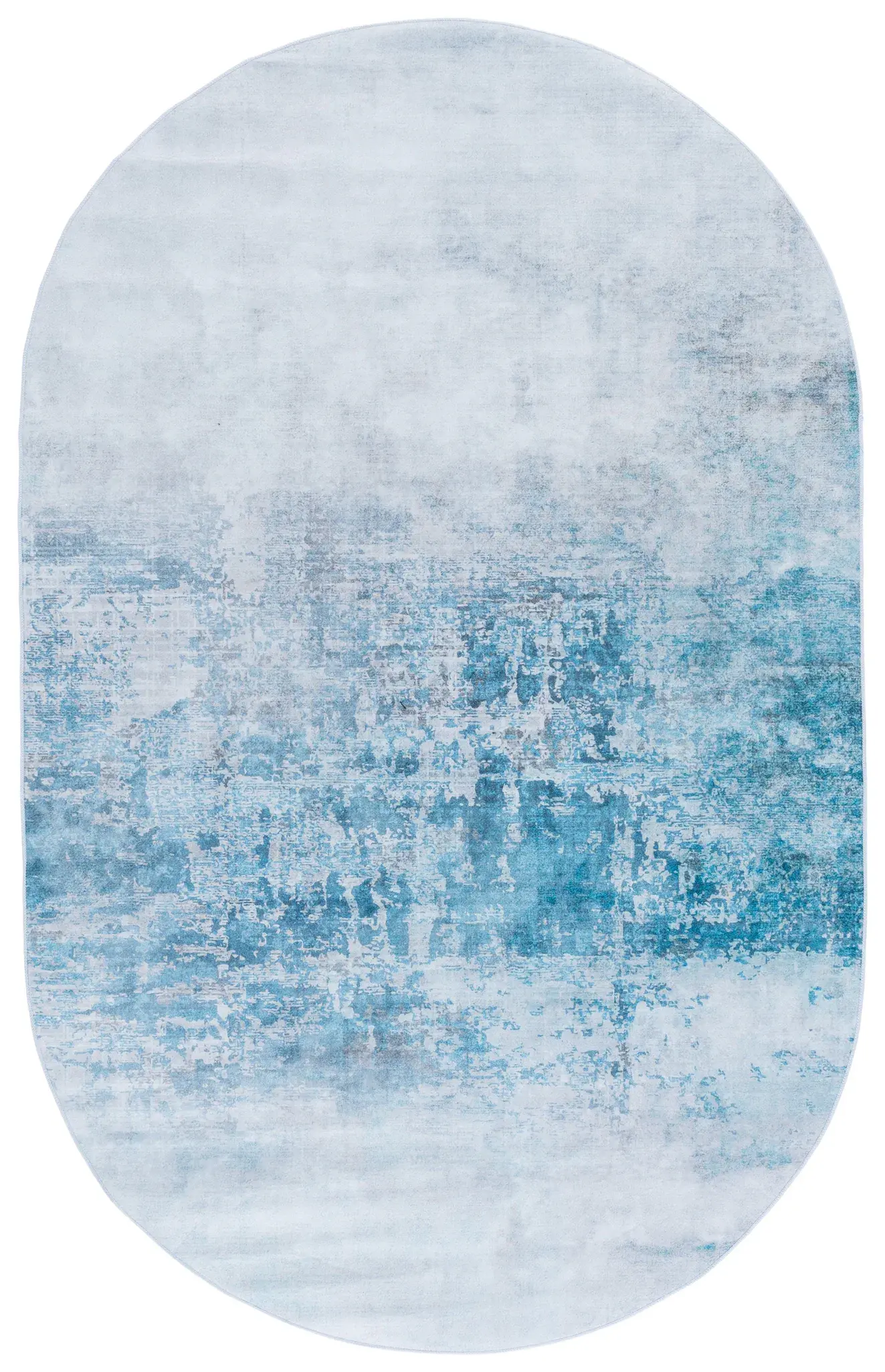 Tacoma Distressed Abstract Washable Rug
