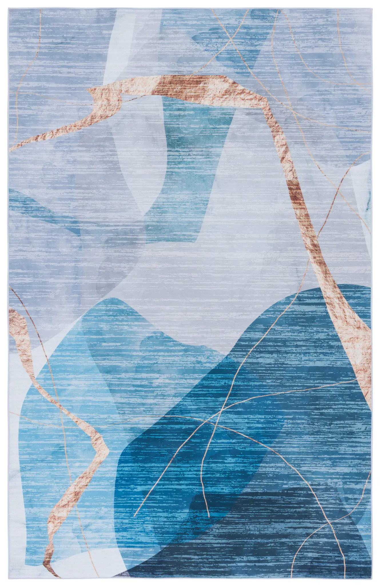 Tacoma Abstract Marble Washable Rug