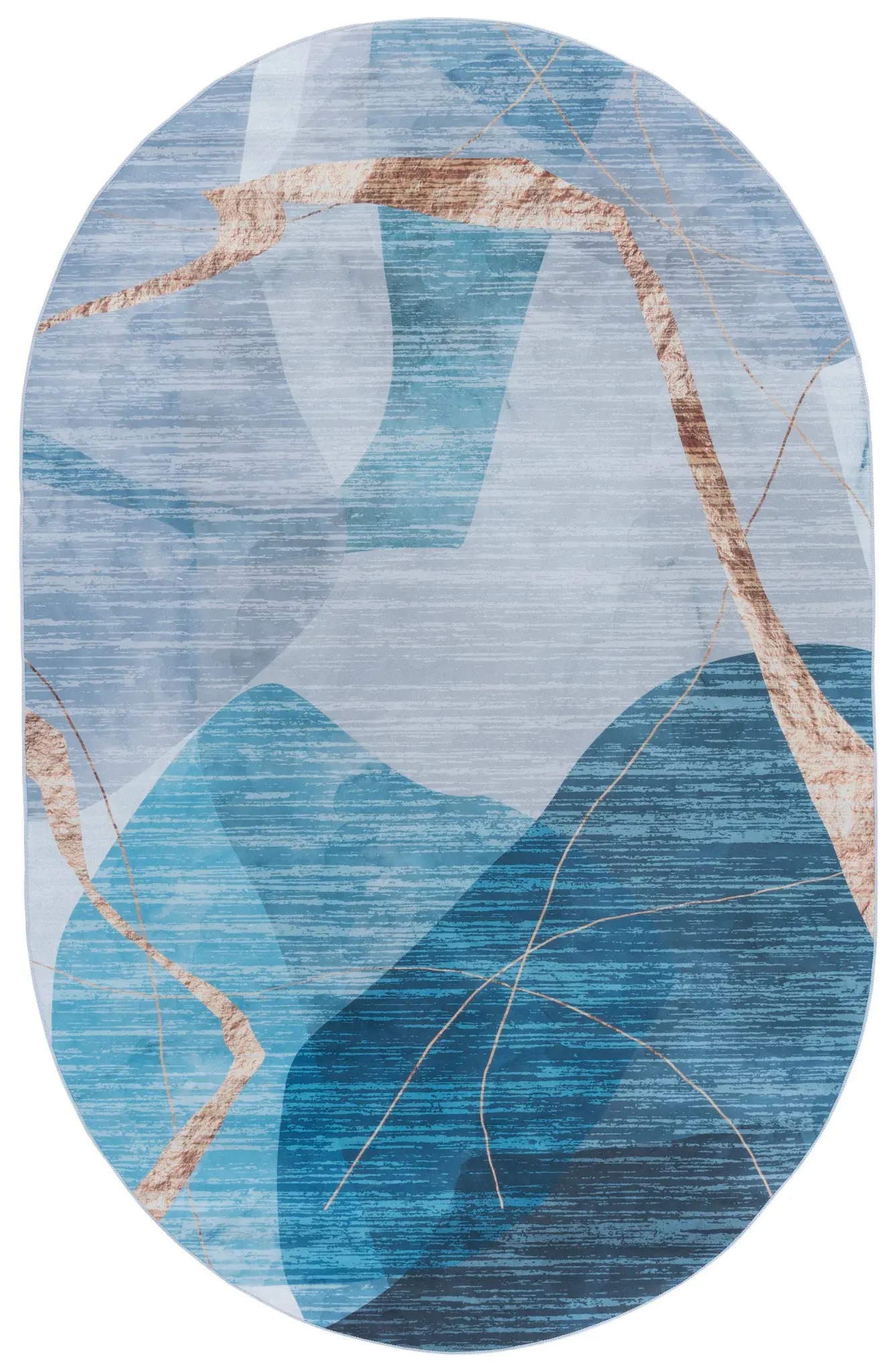 Tacoma Abstract Marble Washable Rug