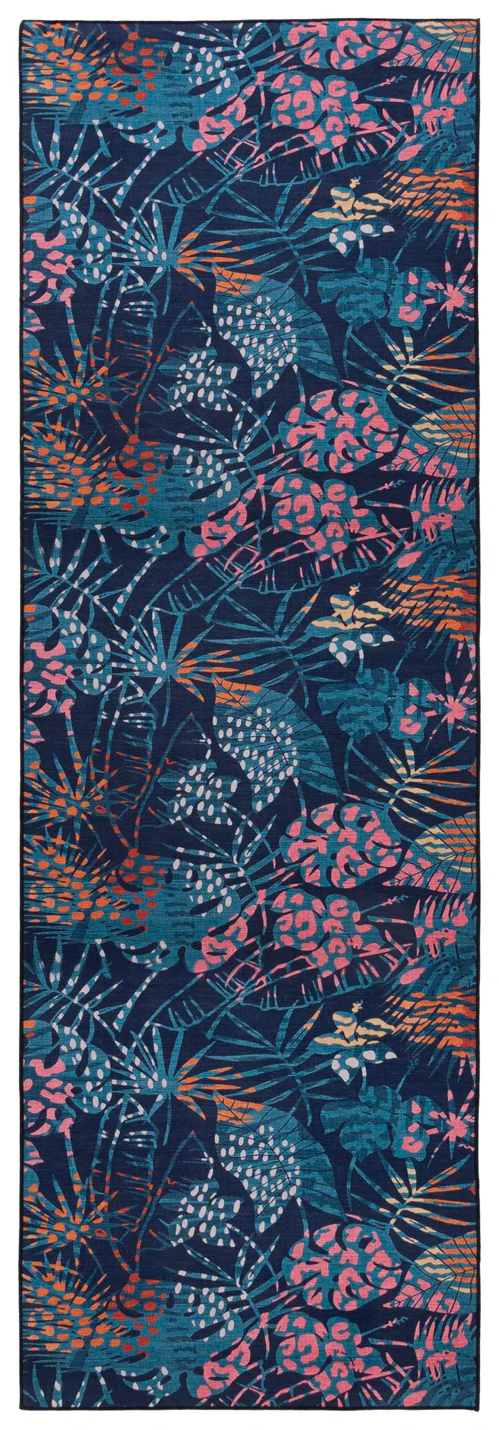 Tacoma Tropical Leaf Washable Rug