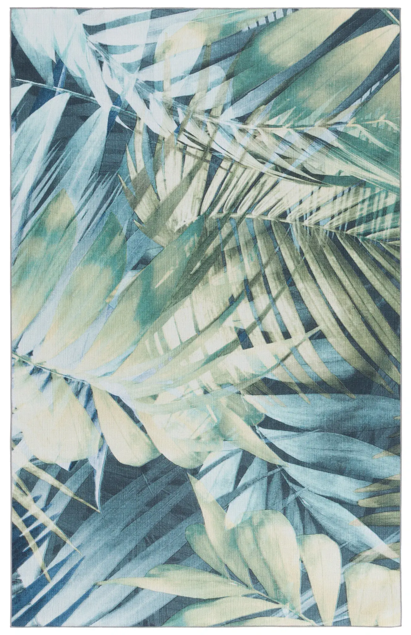 Tacoma Palm Leaf Washable Rug