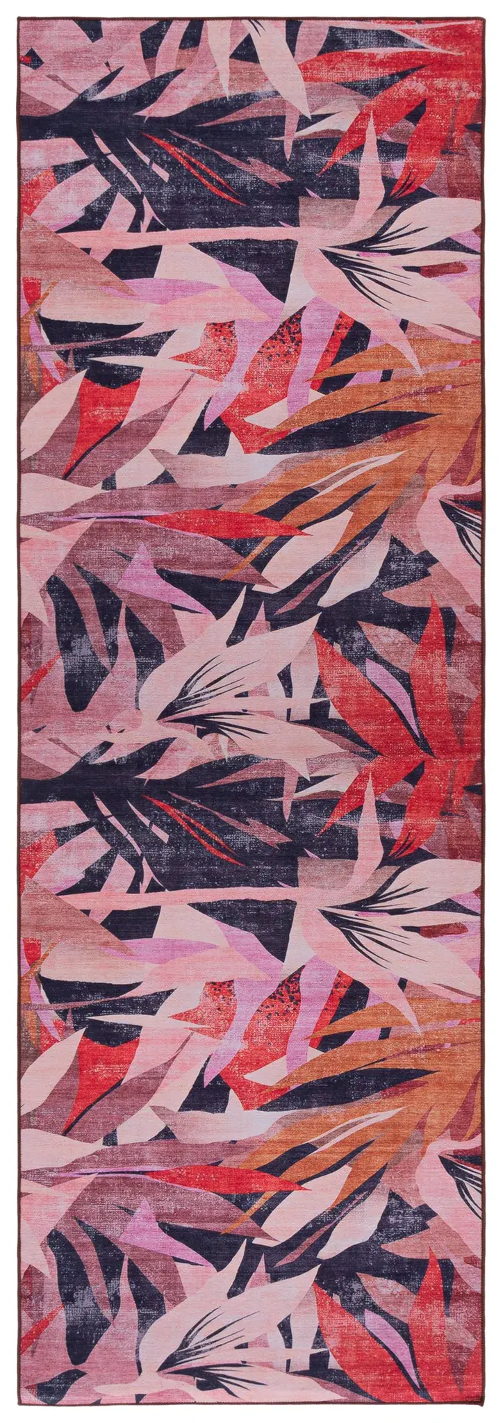 Tacoma Botanical Leaf Washable Rug