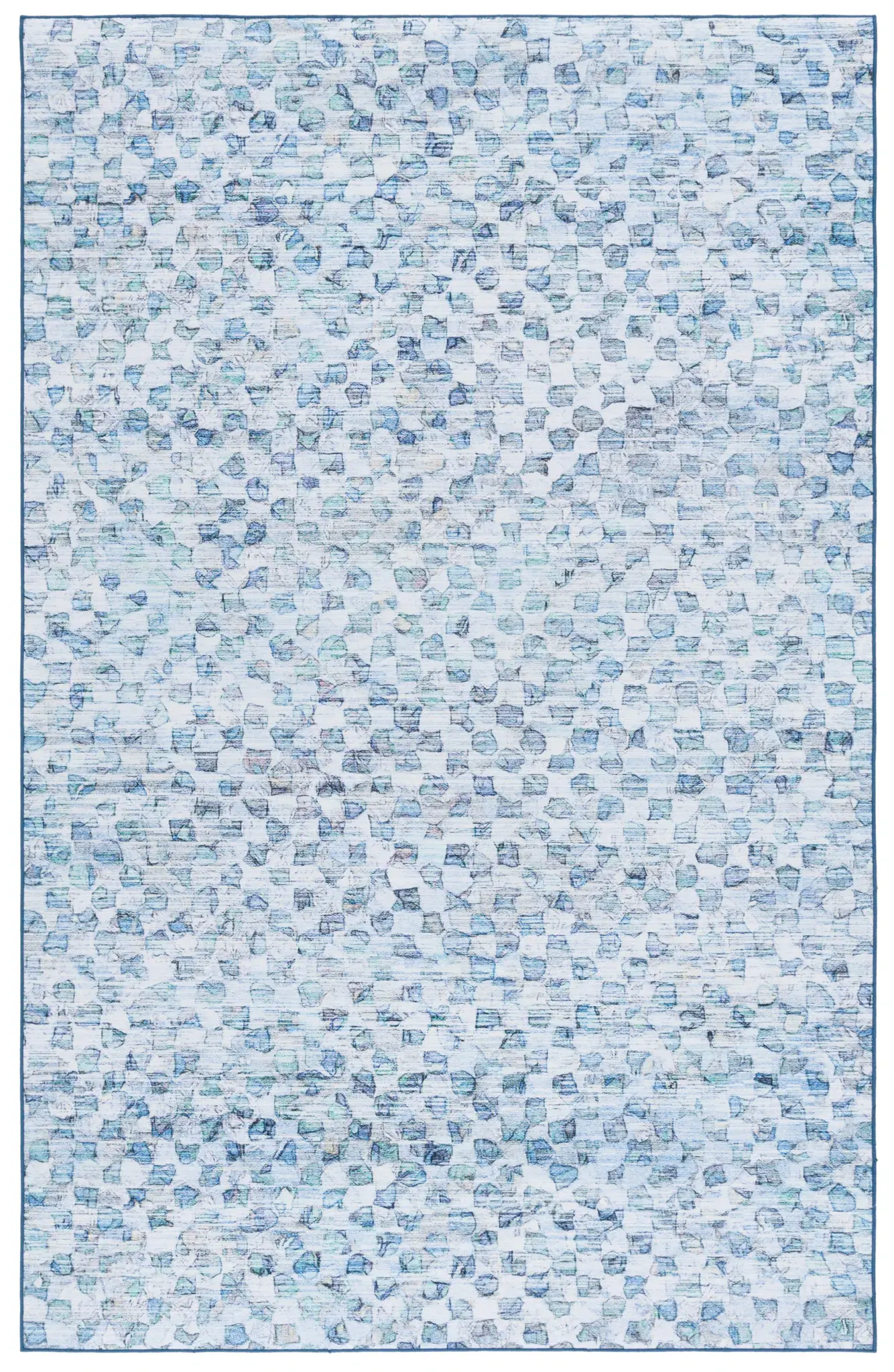 Tacoma Abstract Grid Washable Rug