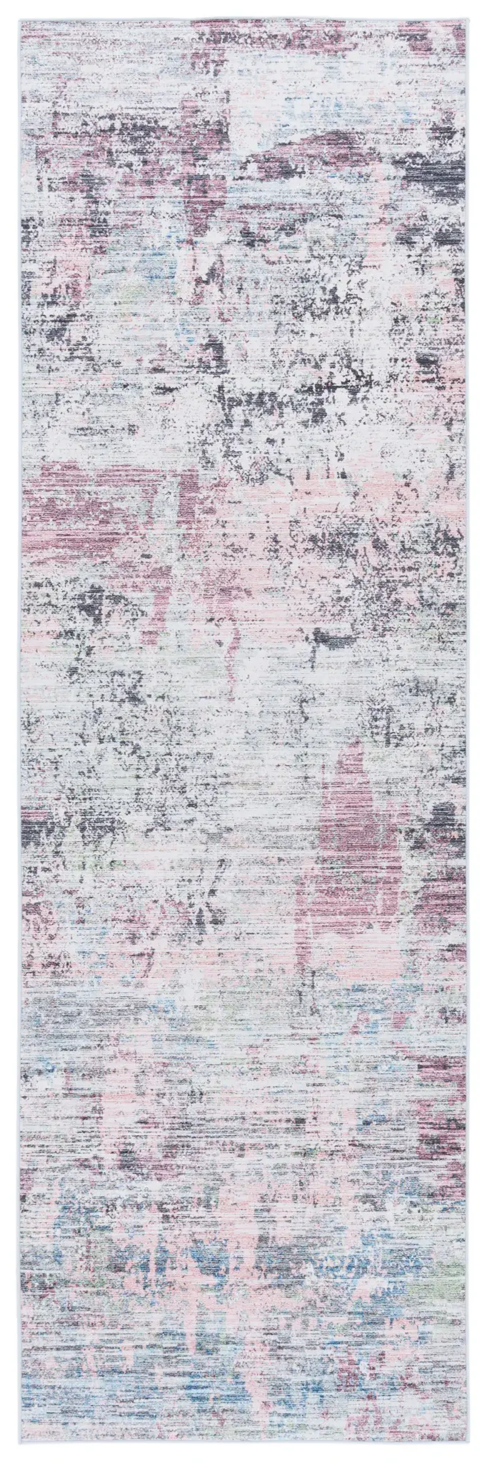 Tacoma Abstract Striated Washable Rug