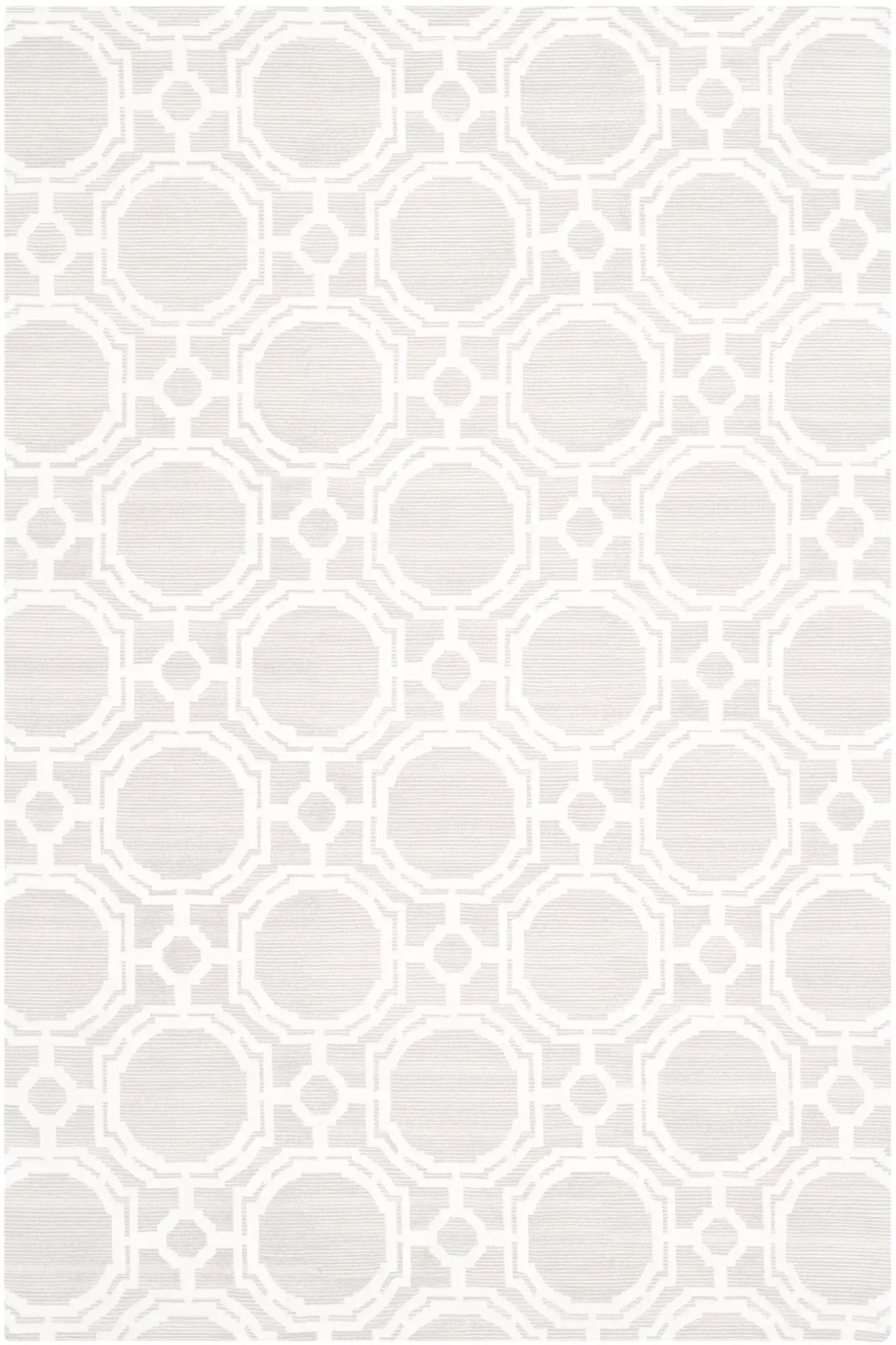 Tibetan Interlocking Trellis Hand-Knotted Rug