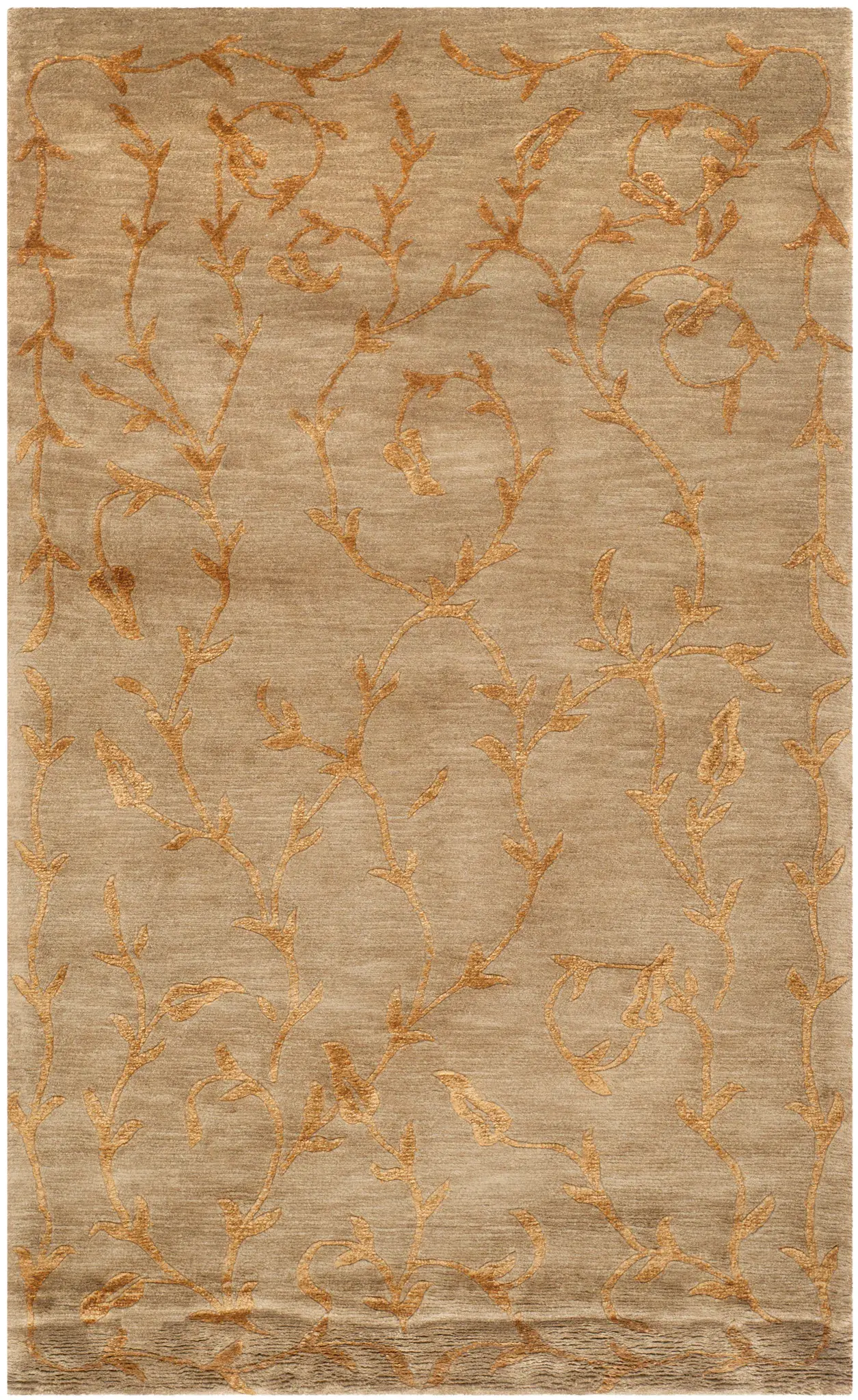 Tibetan Climbing Vine Hand-Knotted Rug