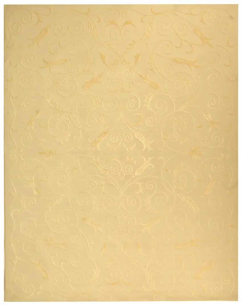 Tibetan Scrolling Vine Hand-Knotted Rug