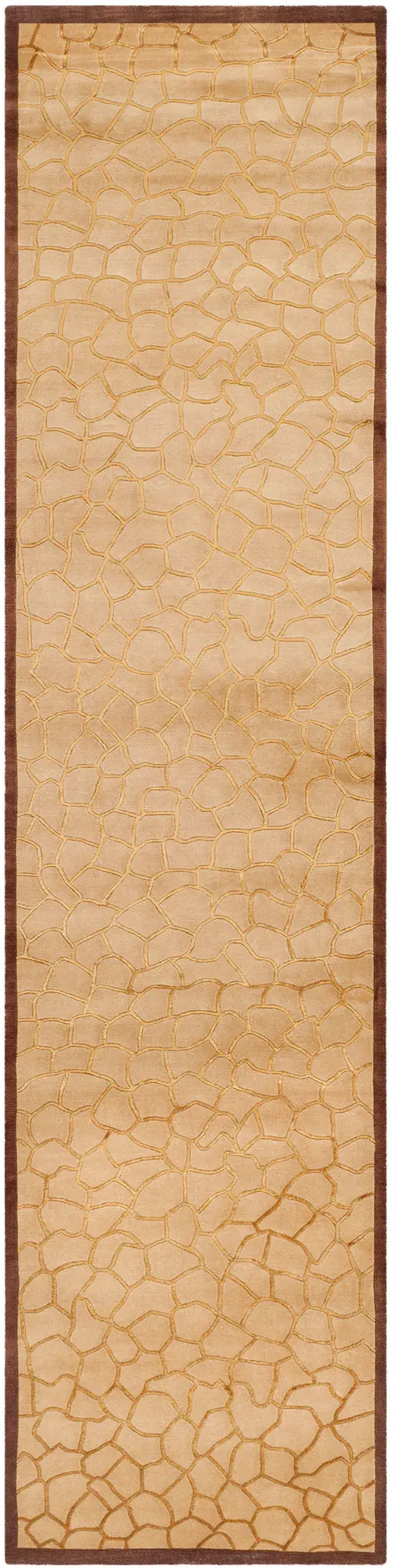 Tibetan Cracked Earth Hand-Knotted Rug