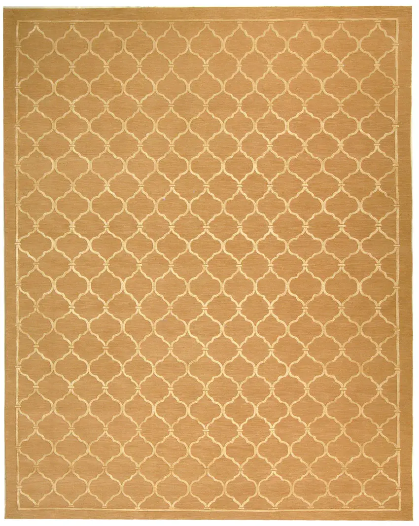 Tibetan Trellis Hand-Knotted Rug