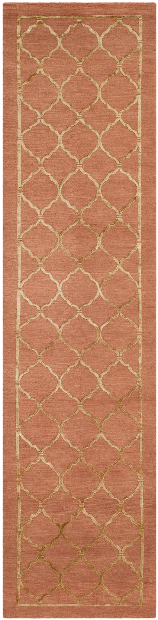 Tibetan Trellis Hand-Knotted Rug