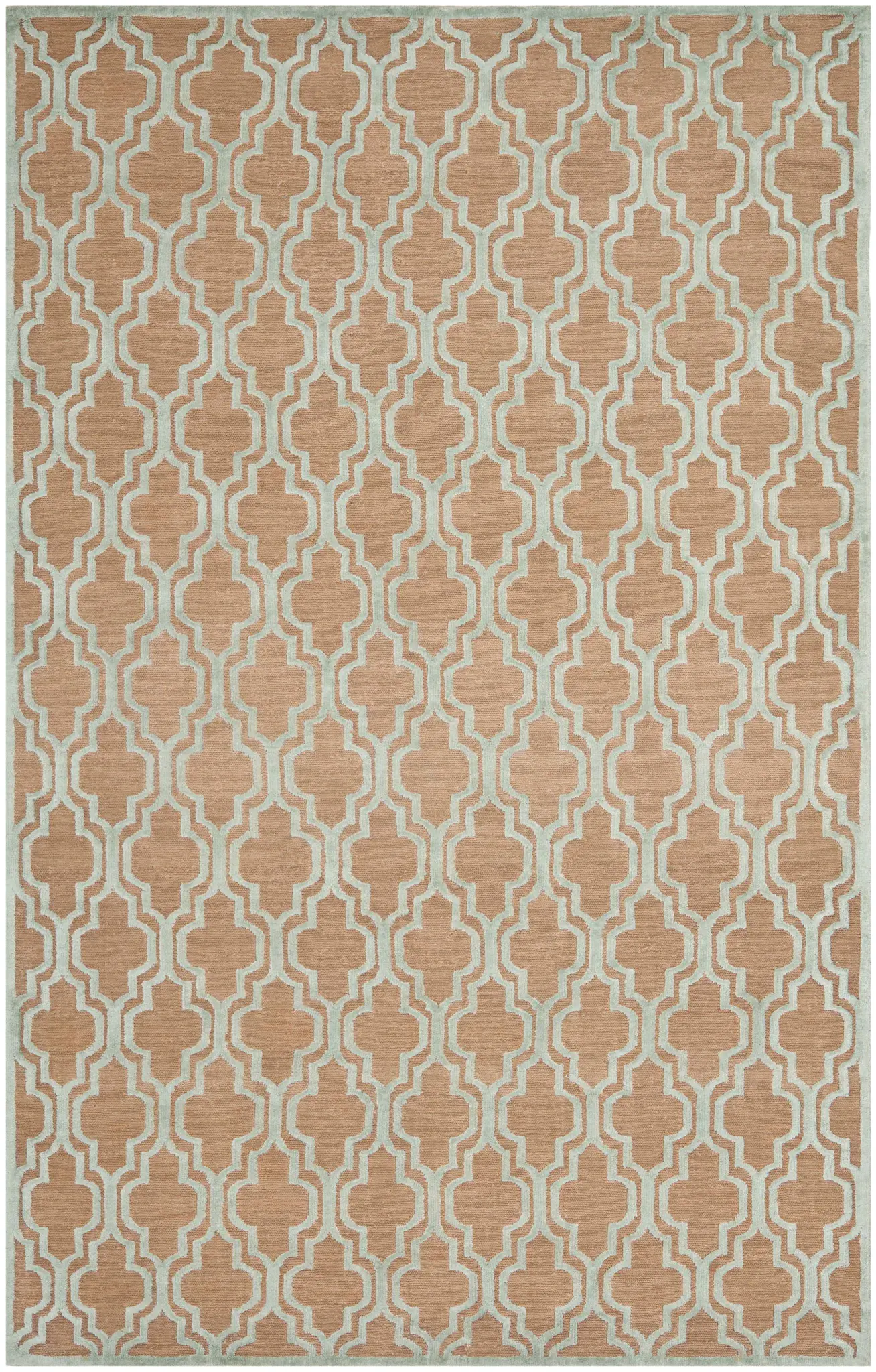 Tibetan Ogee Trellis Hand-Knotted Rug