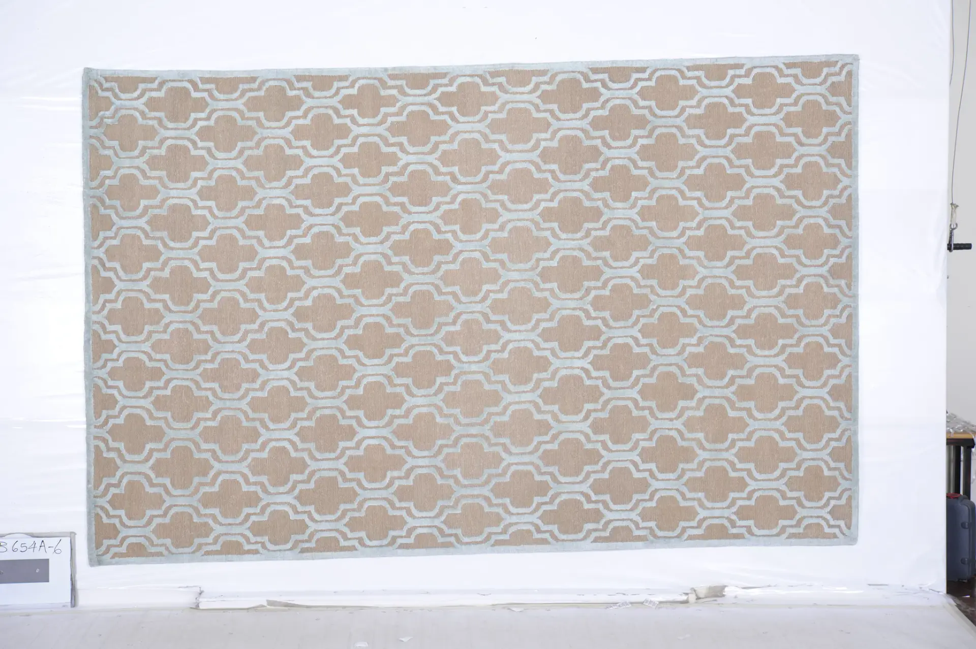 Tibetan Ogee Trellis Hand-Knotted Rug