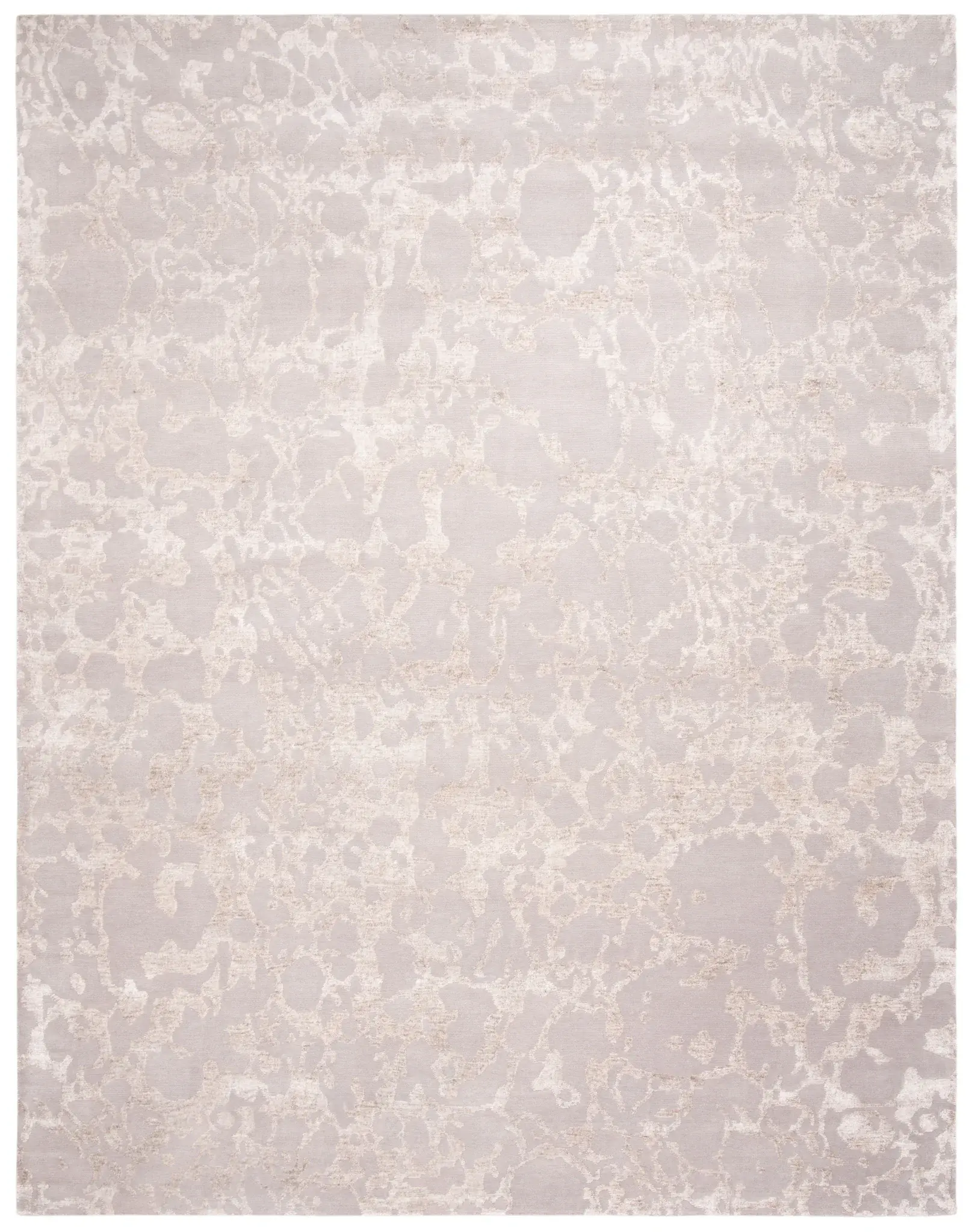 Tibetan Dappled Stone Hand-Knotted Rug