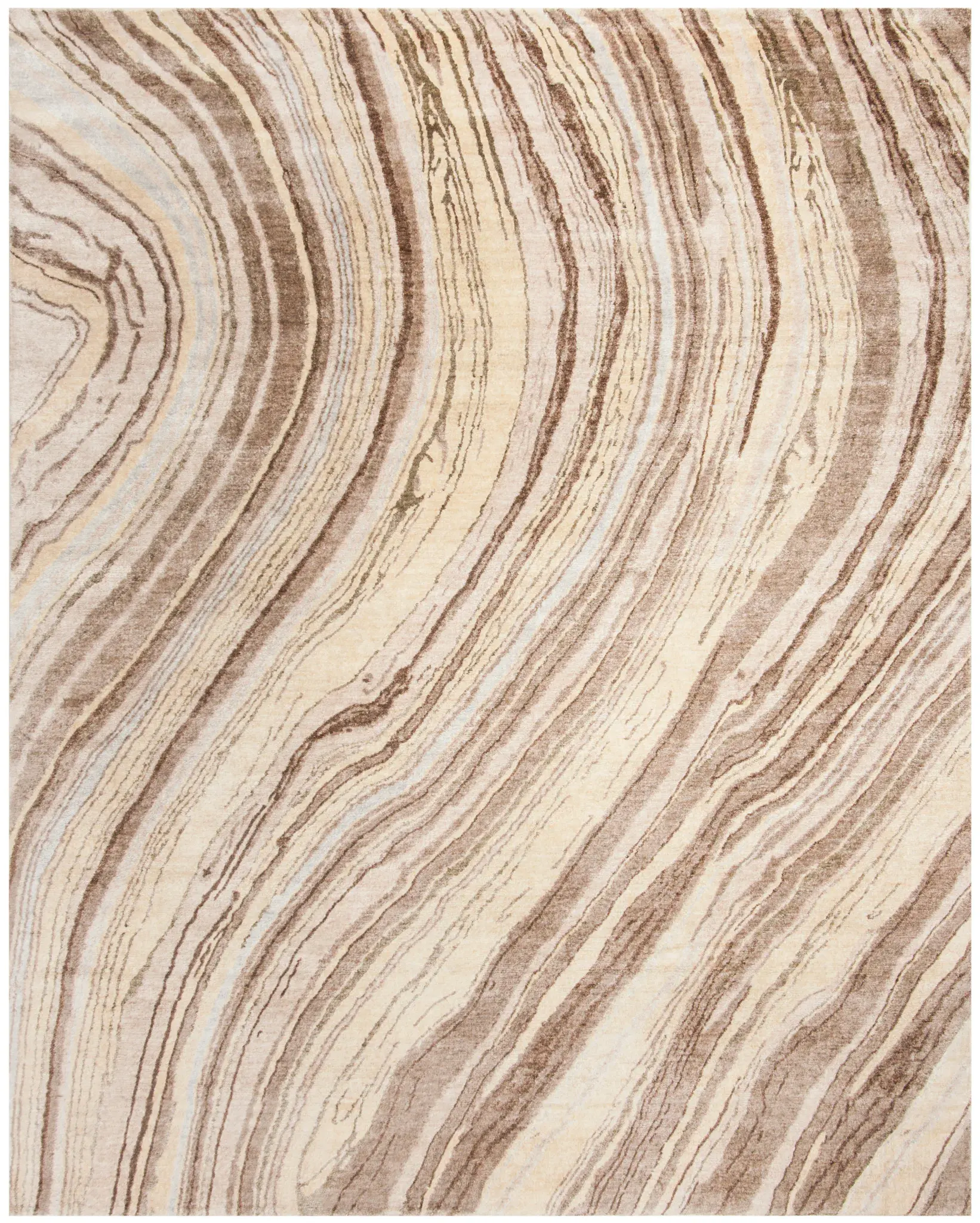 Tibetan Ripple Hand-Knotted Rug