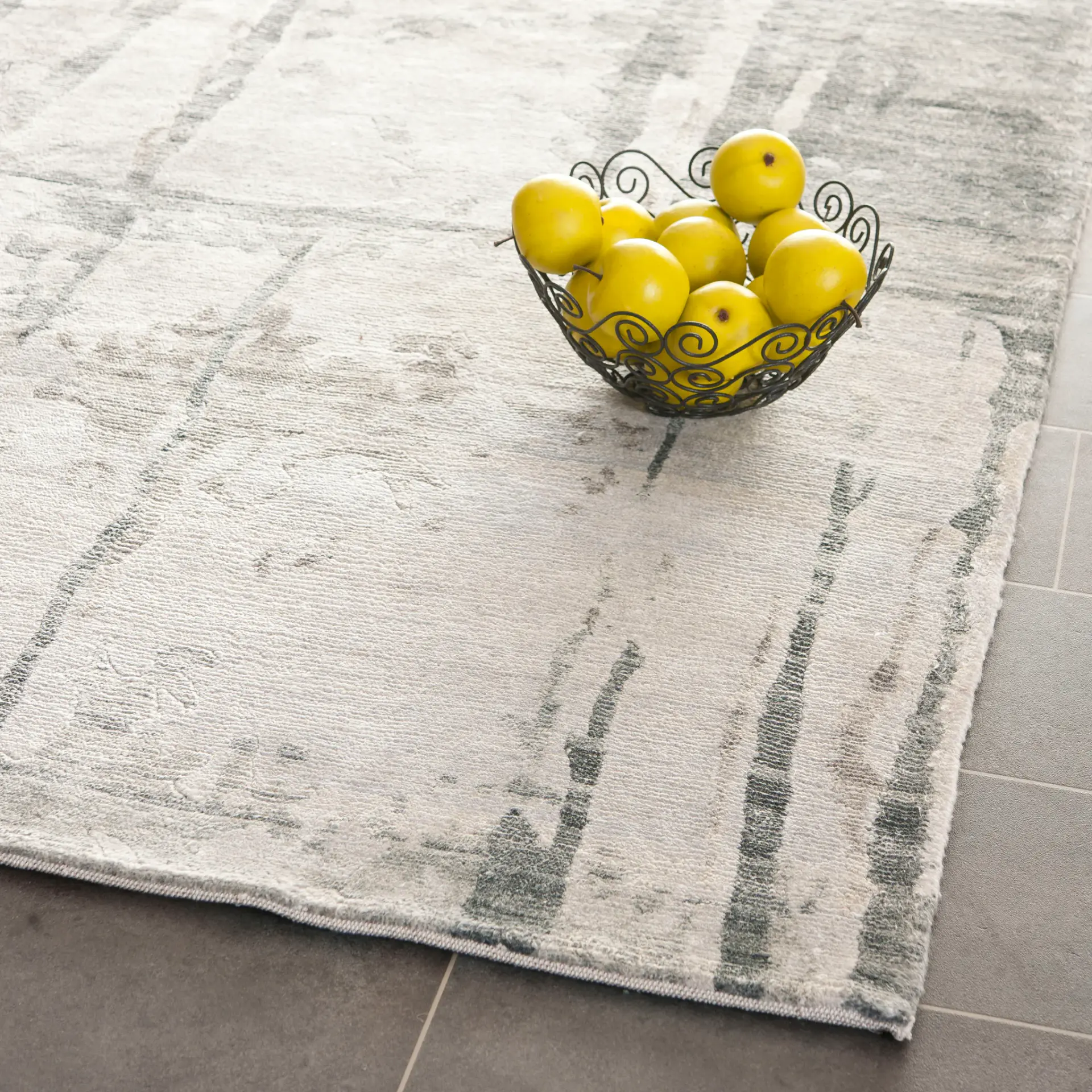 Tibetan Painterly Stripe Hand-Knotted Rug