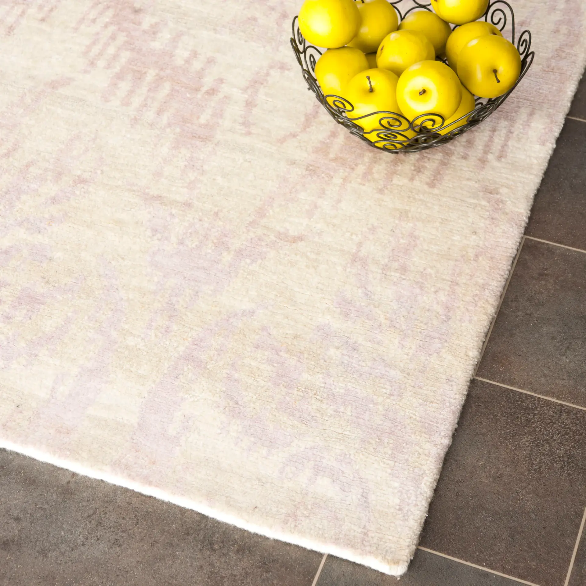 Tibetan Ghosted Damask Hand-Knotted Rug