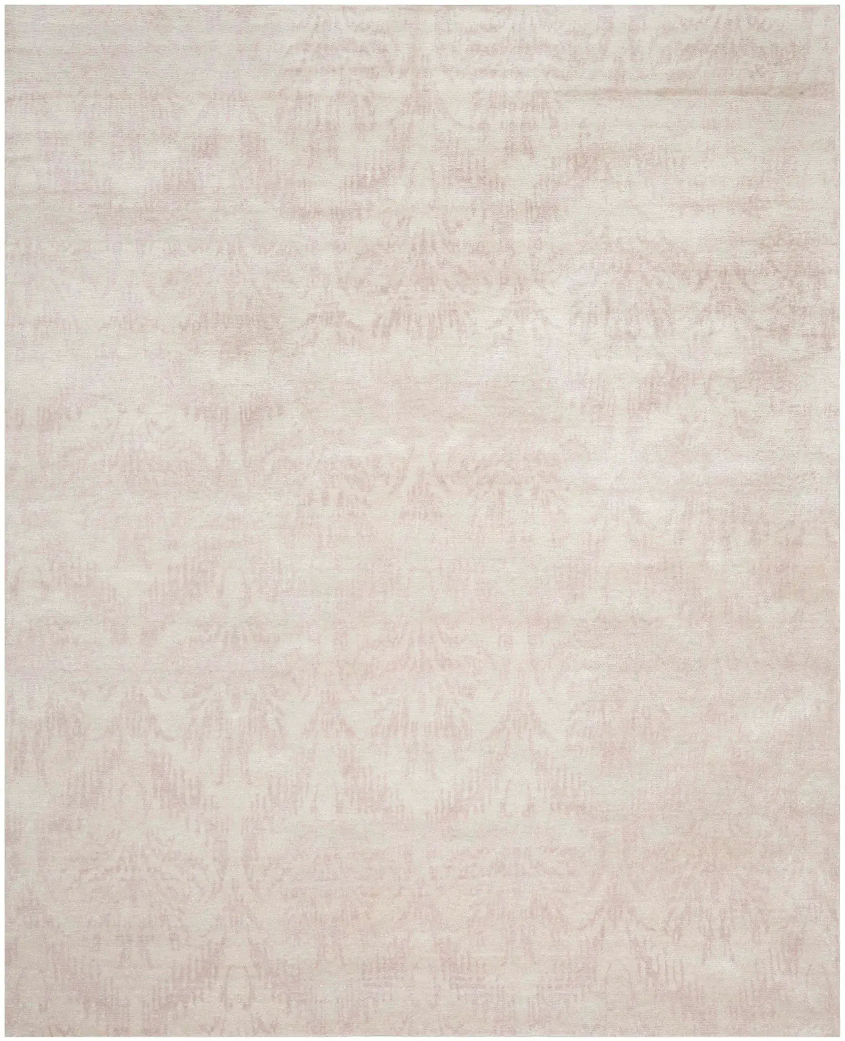 Tibetan Ghosted Damask Hand-Knotted Rug